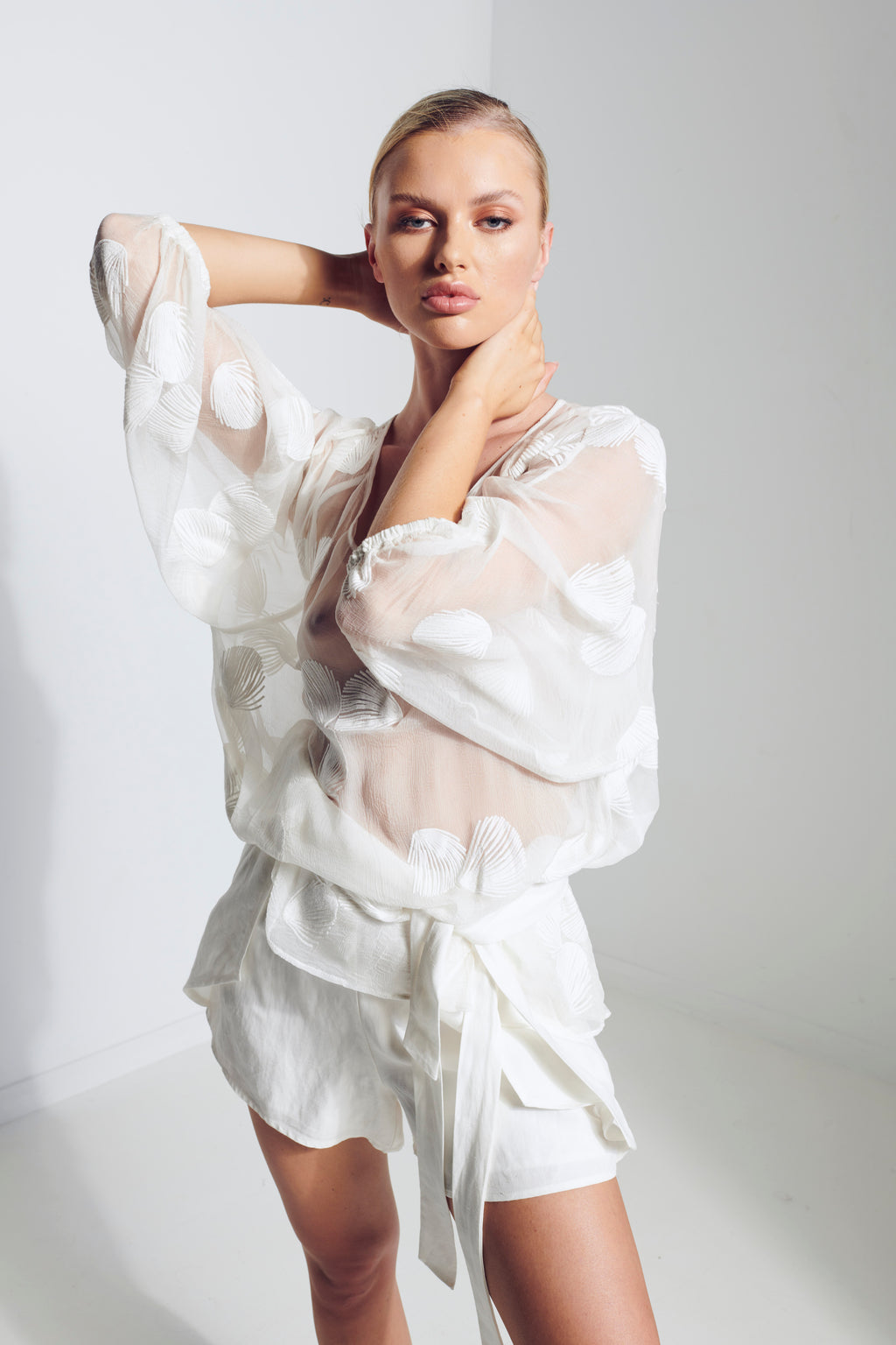 CONQUILLE SILK BLOUSE 40%OFF