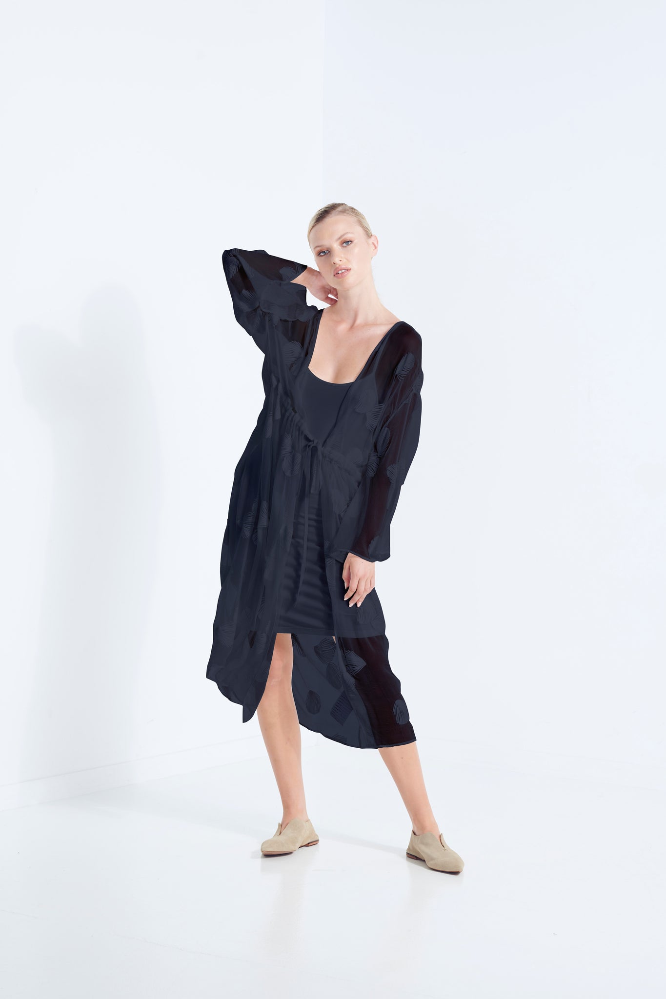 CONQUILLE SILK ROBE 40%OFF