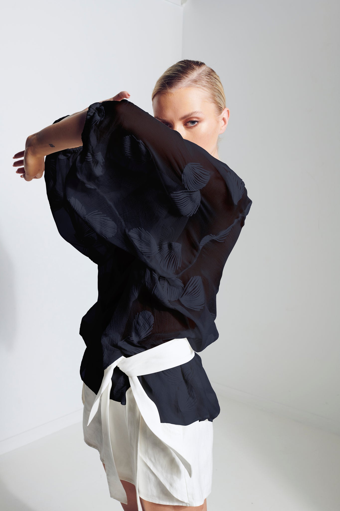 CONQUILLE SILK BLOUSE 40%OFF