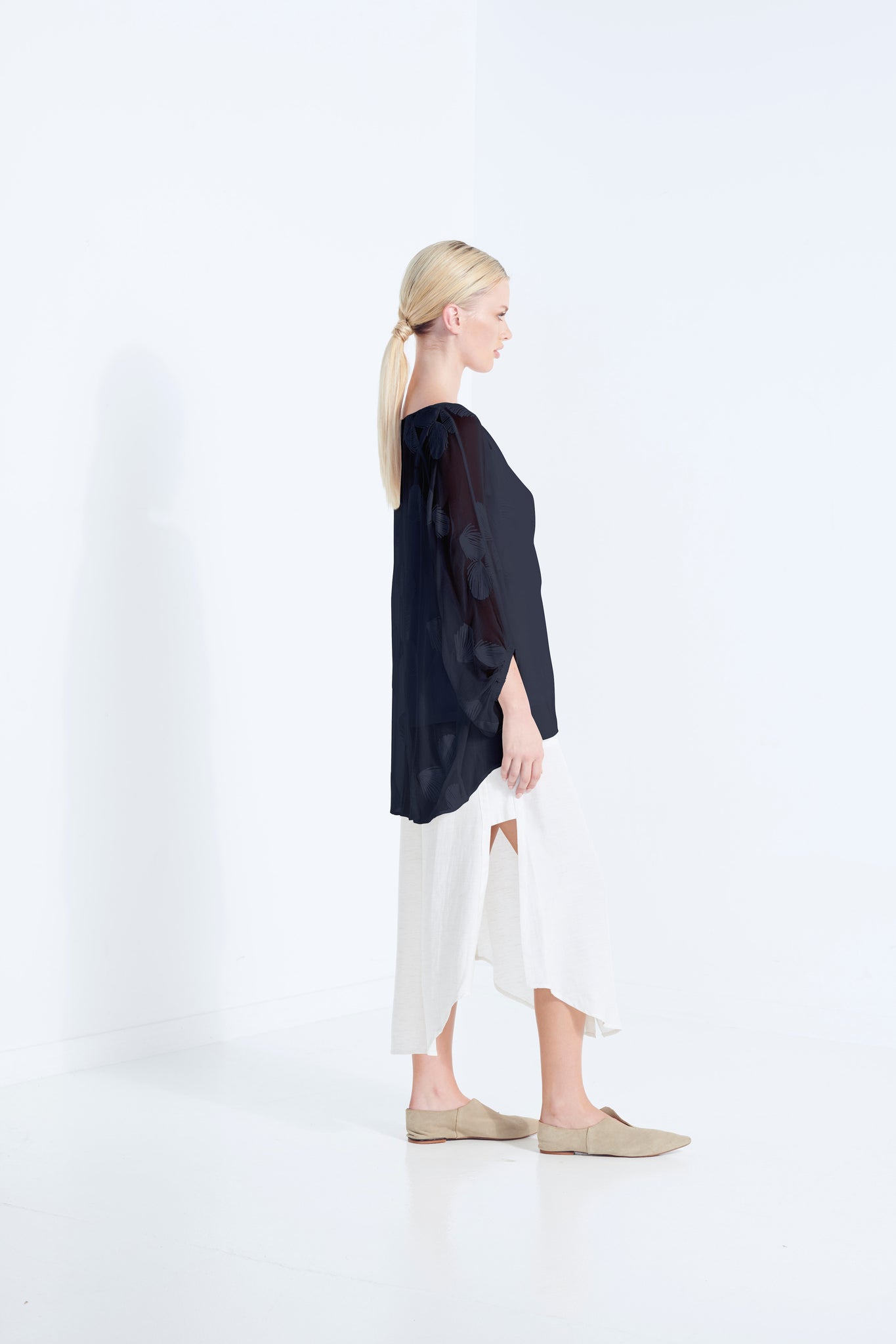 CONQUILLE SILK BLOUSE 40%OFF