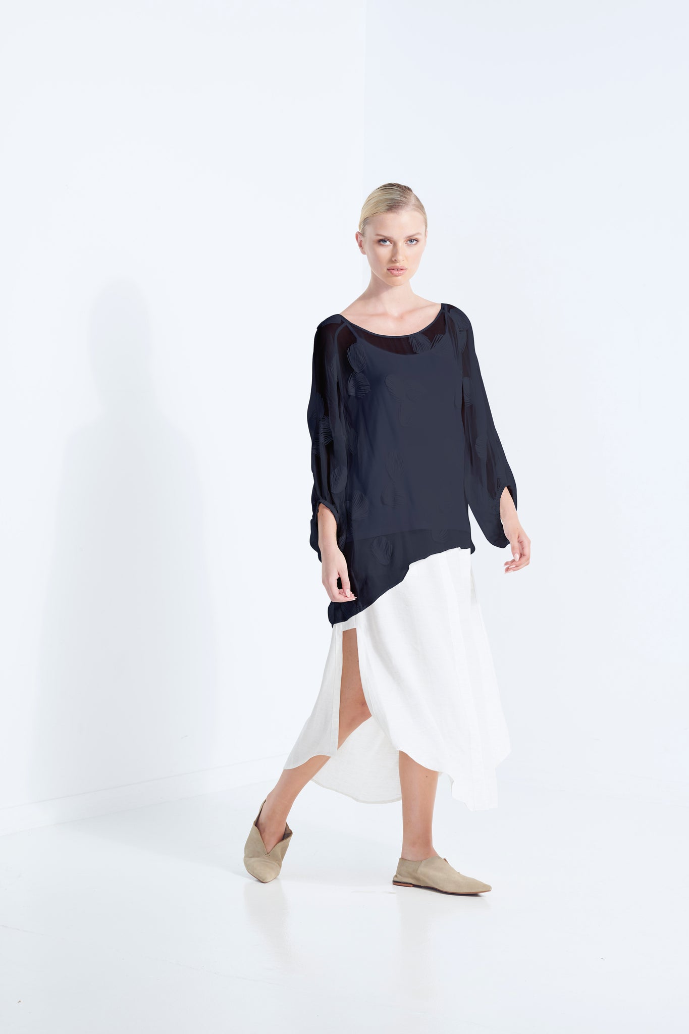 CONQUILLE SILK BLOUSE 40%OFF