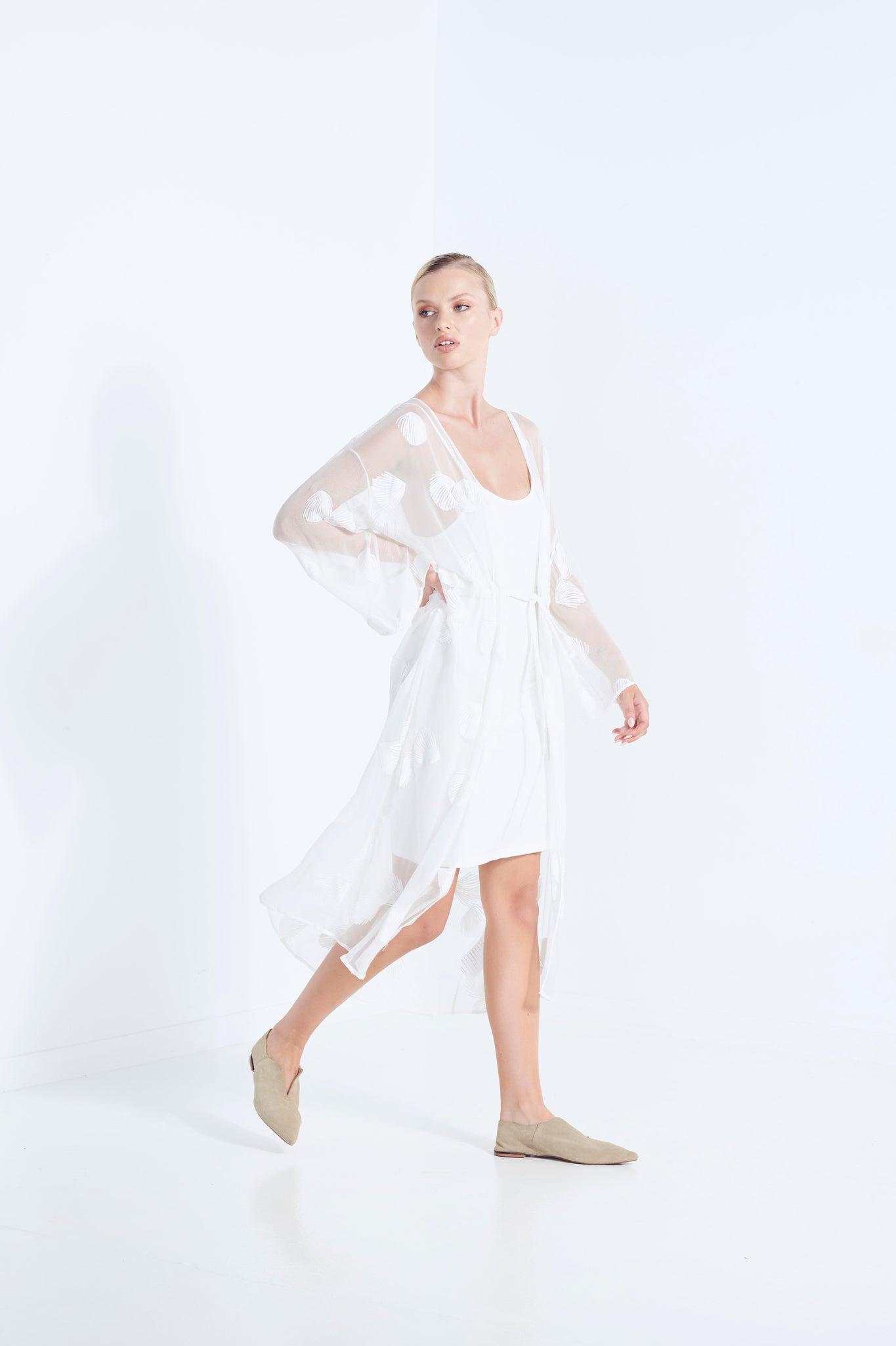 CONQUILLE SILK ROBE 40%OFF