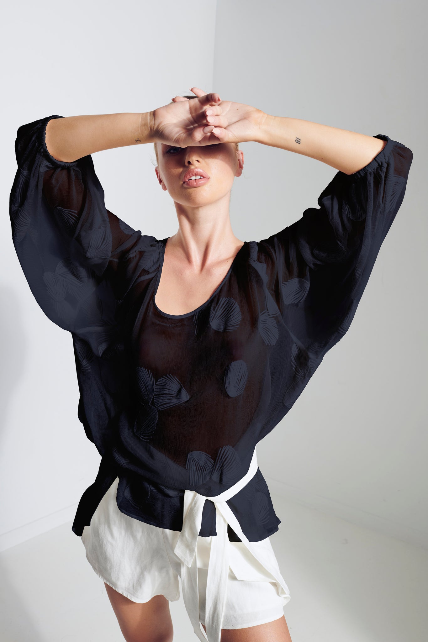 CONQUILLE SILK BLOUSE 40%OFF