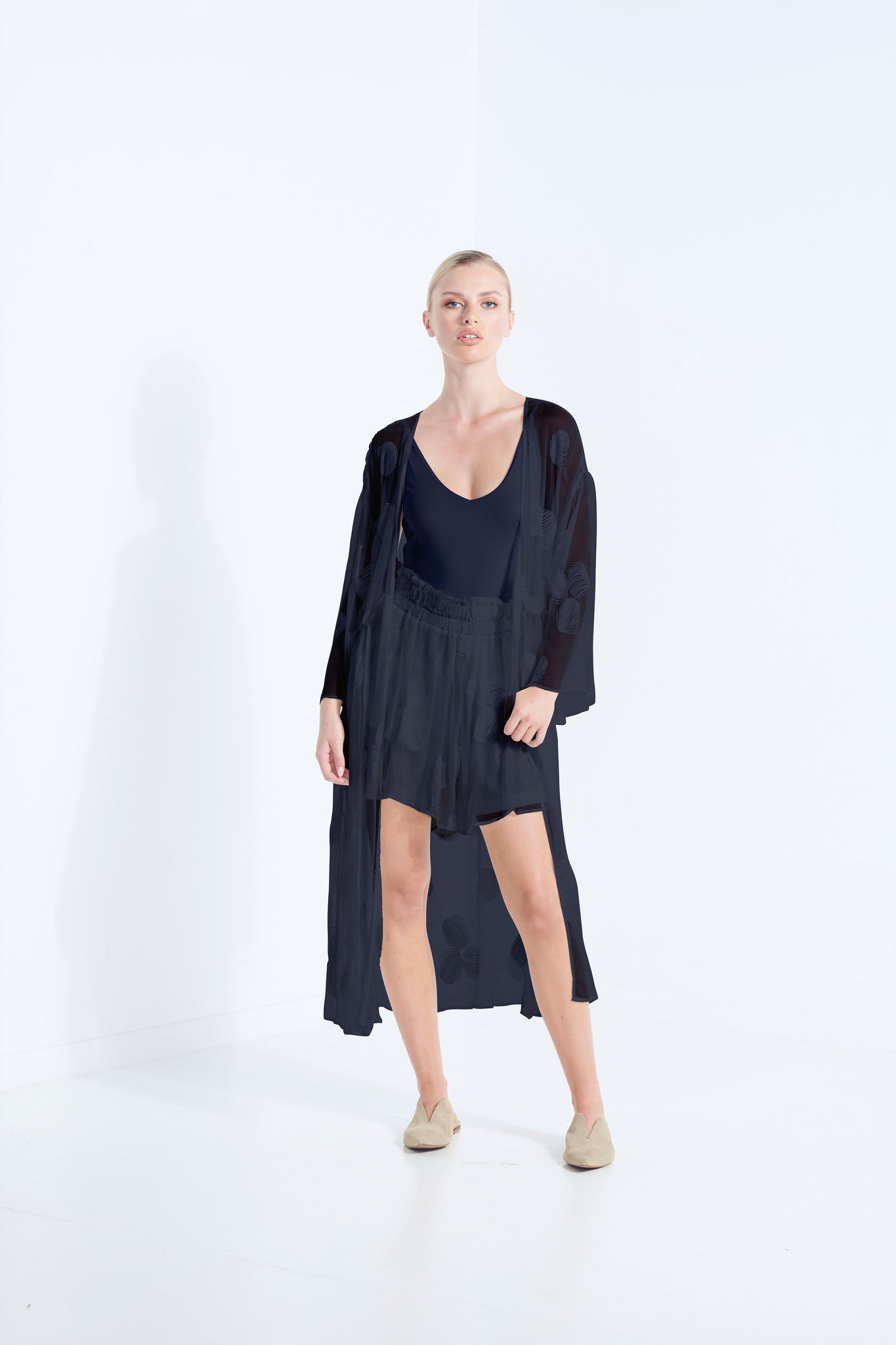 CONQUILLE SILK ROBE 40%OFF