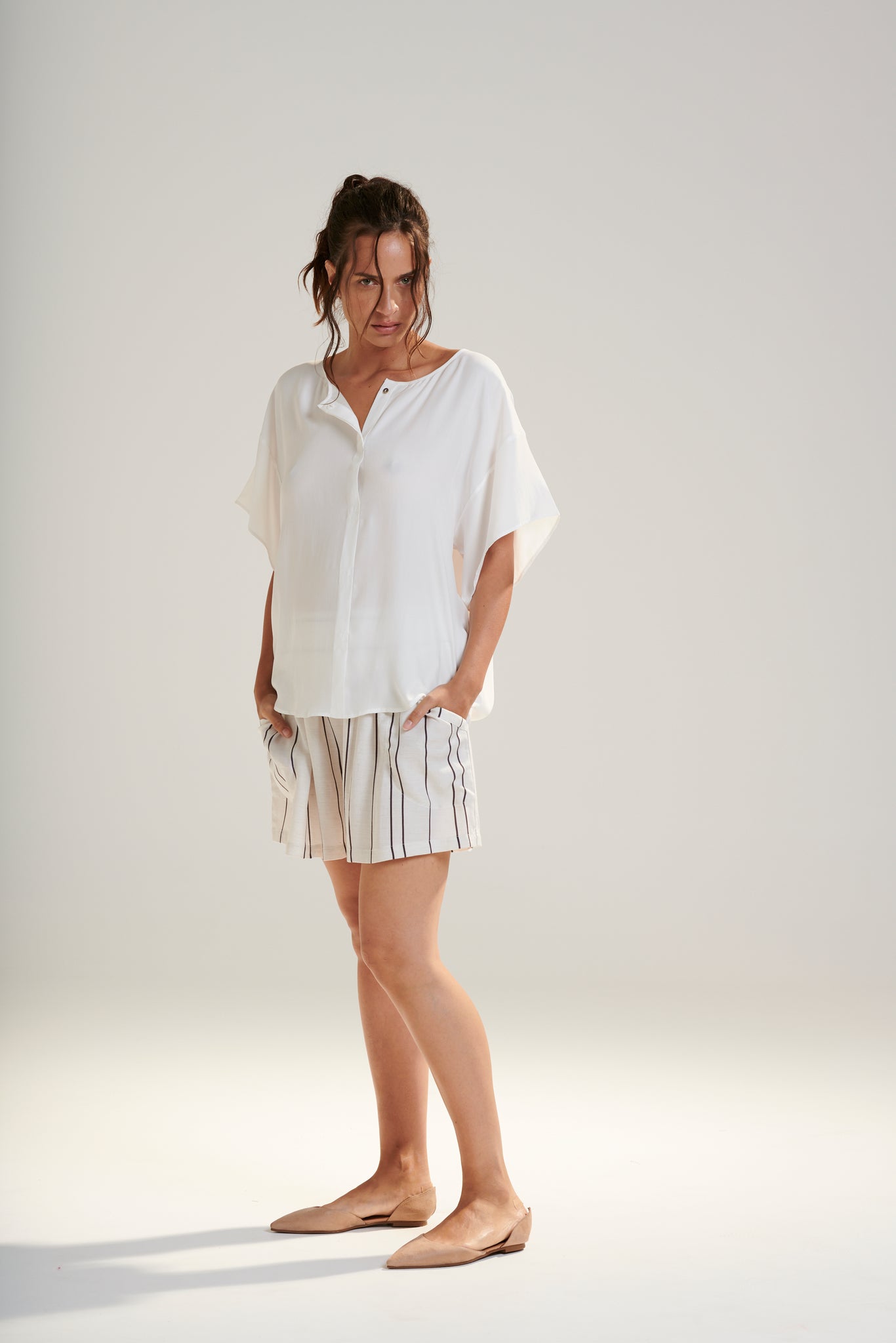 APHRODITE SILK TEE 40%OFF