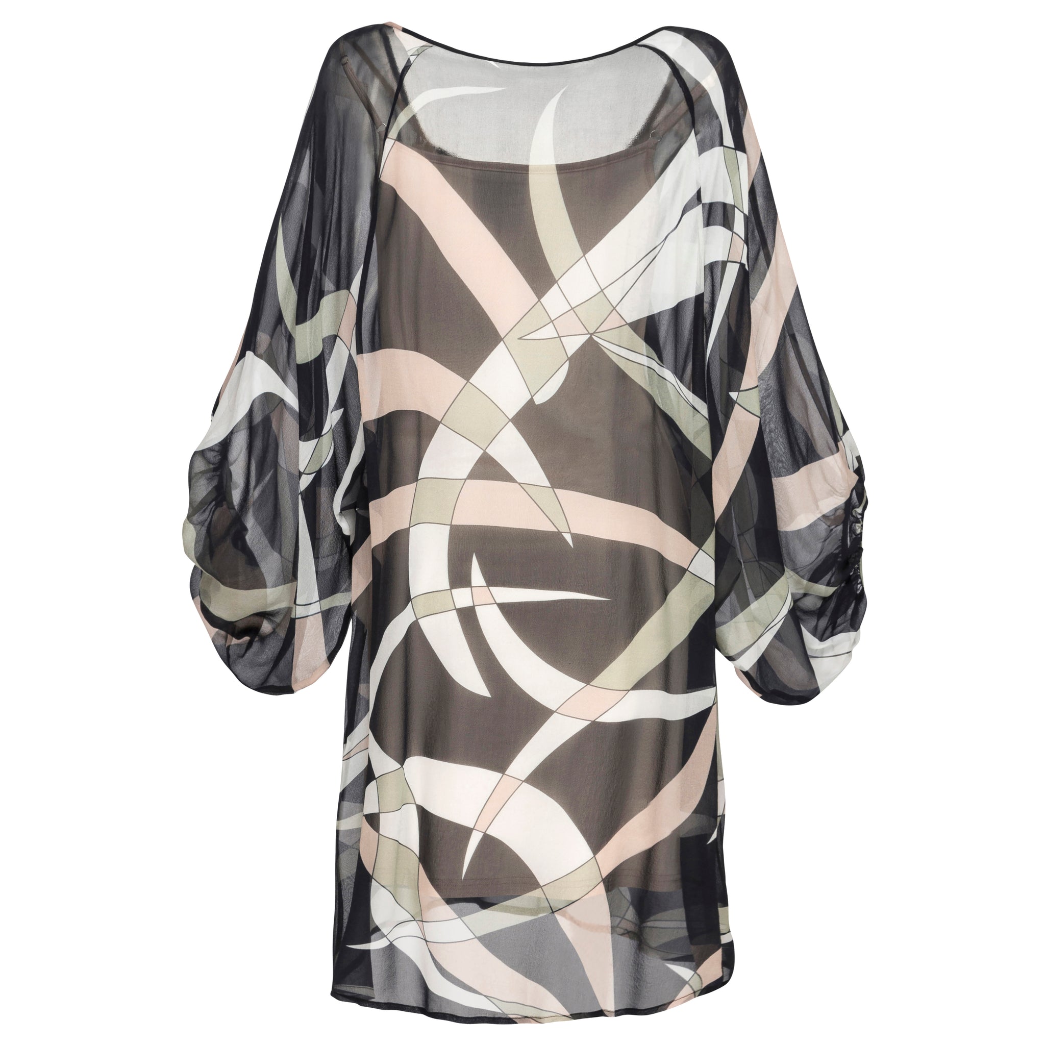 Blade Dress - Pure Silk Georgette Exclusive Print