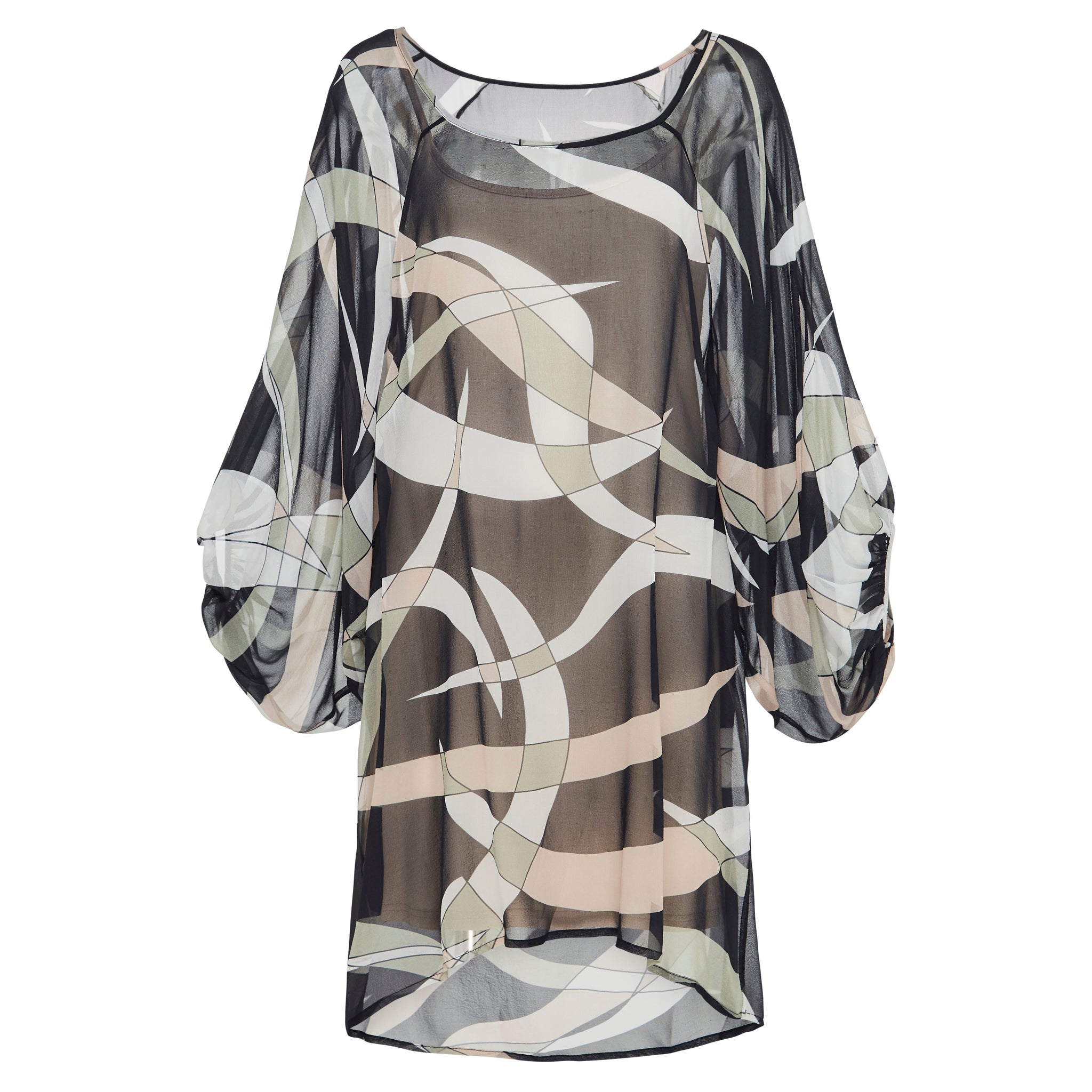 Blade Dress - Pure Silk Georgette Exclusive Print