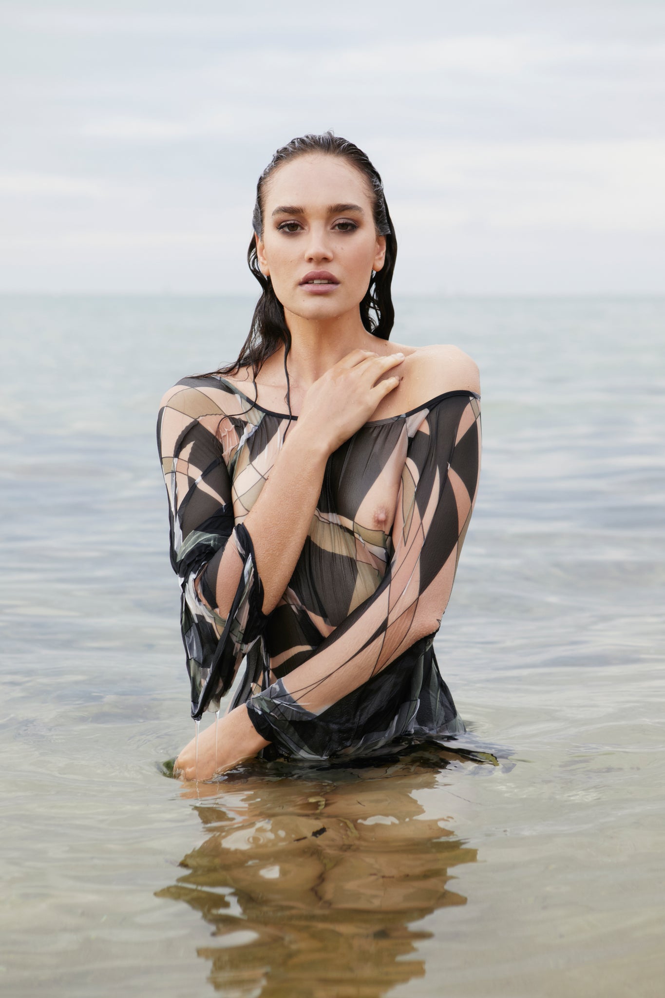 Blade Dress - Pure Silk Georgette Exclusive Print