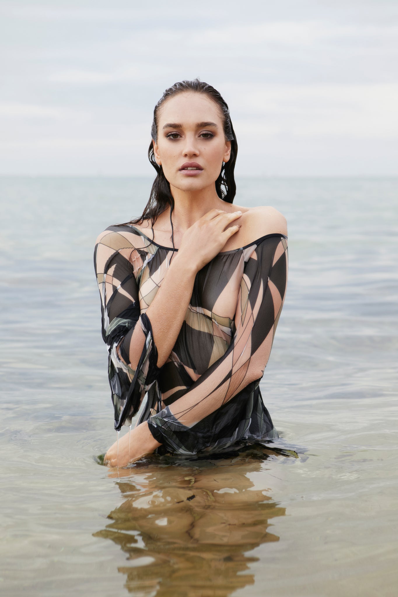 Blade Dress - Pure Silk Georgette Exclusive Print