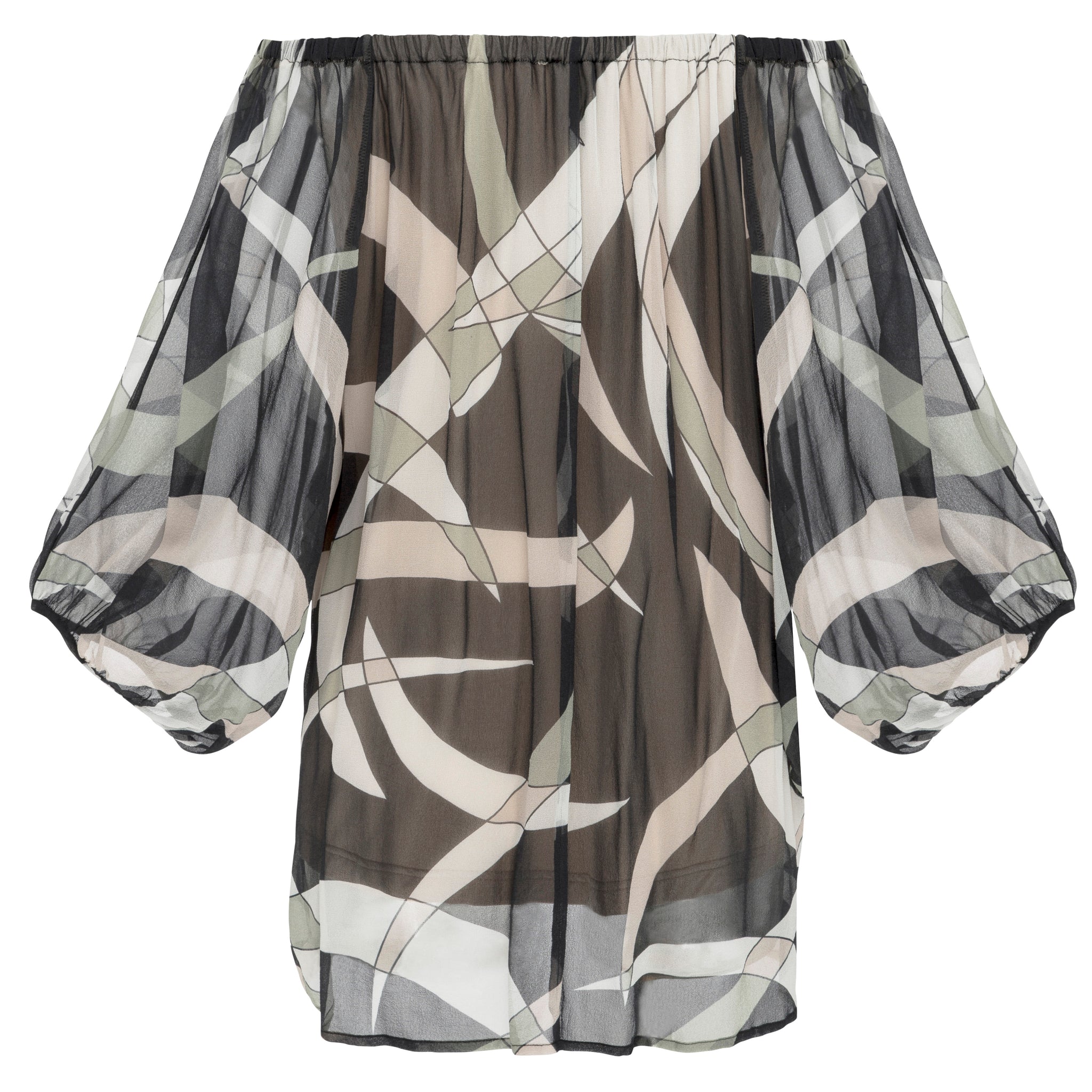 Blade Top - Pure Silk Georgette Exclusive Print