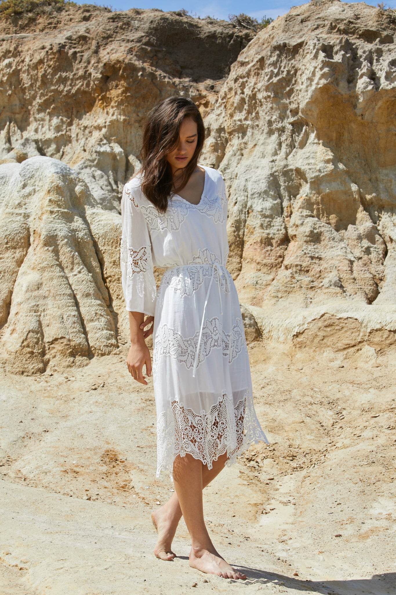 Naida Dress - Washed Silk Cotton