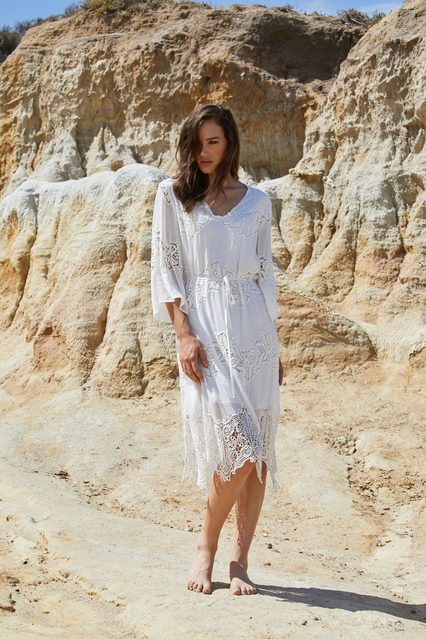 Naida Dress - Washed Silk Cotton