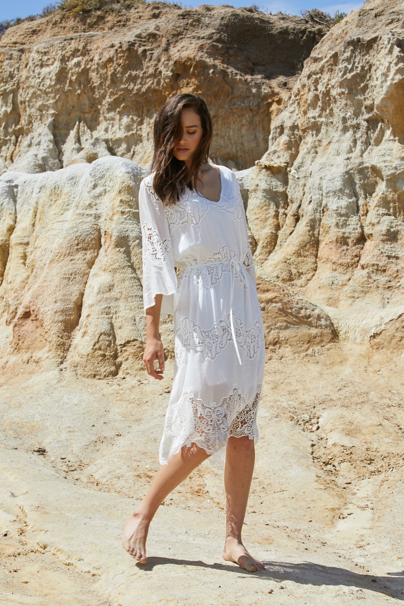 Naida Dress - Washed Silk Cotton