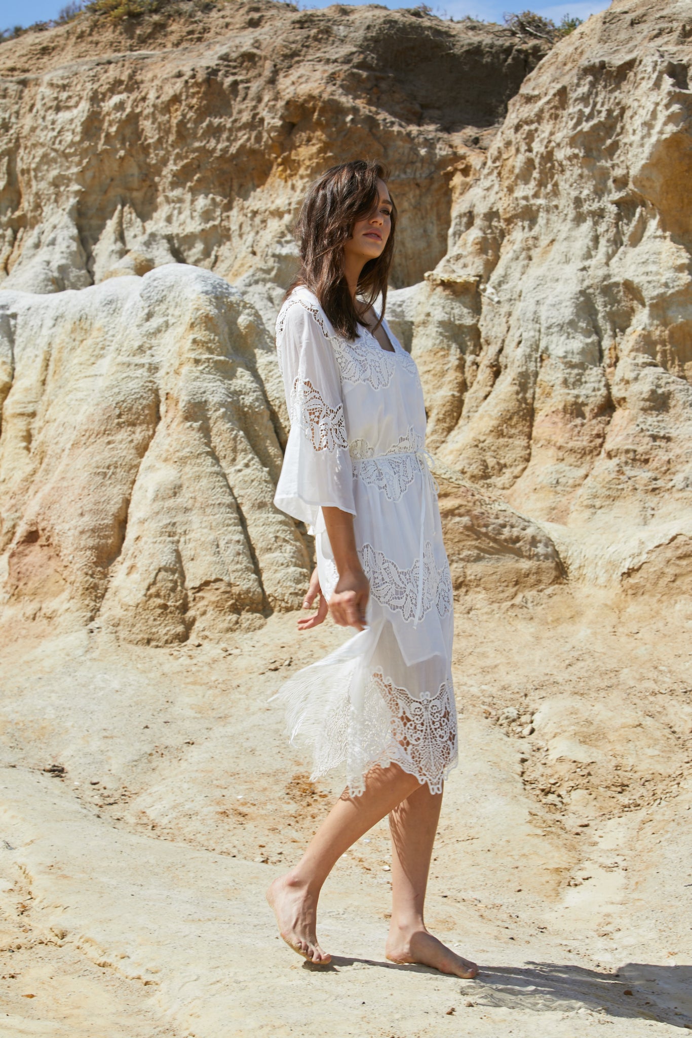 Naida Dress - Washed Silk Cotton