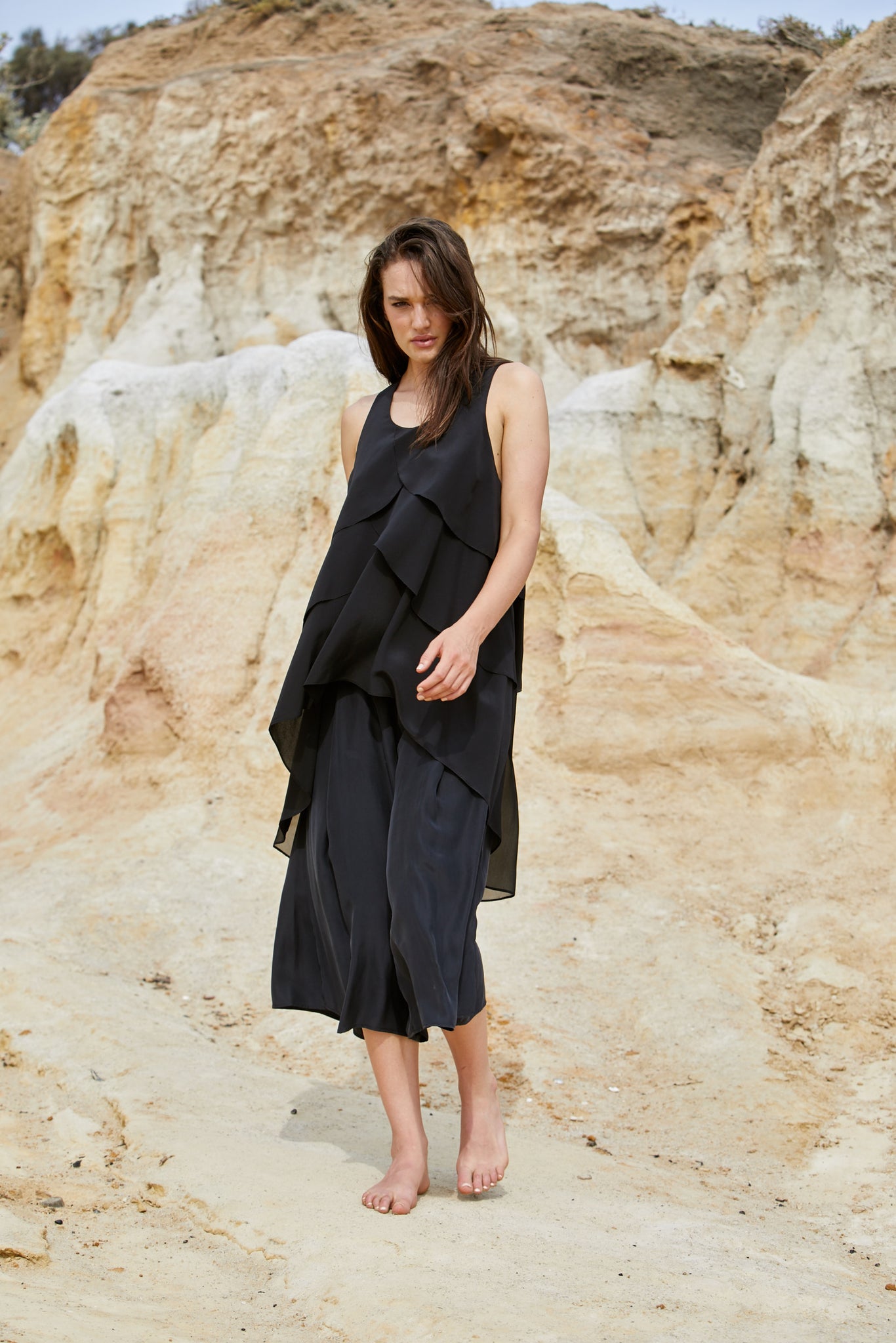 Radella Pant - Sand Washed Pure Silk