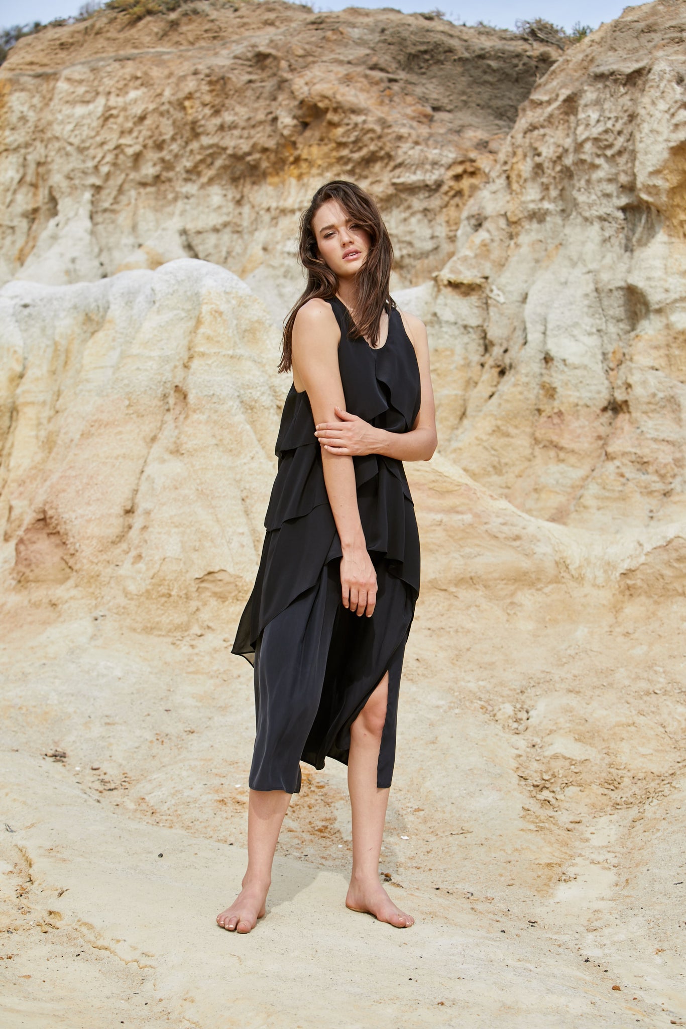 Radella Pant - Sand Washed Pure Silk