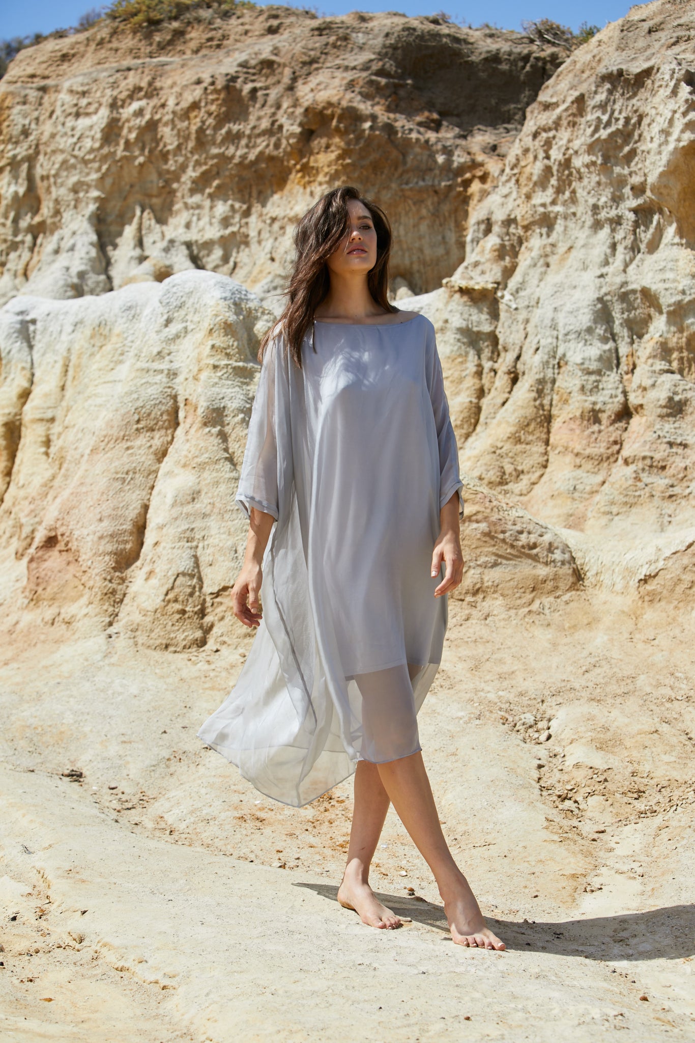 Vanyar Dress - Pure Silk Habitai Chiffon