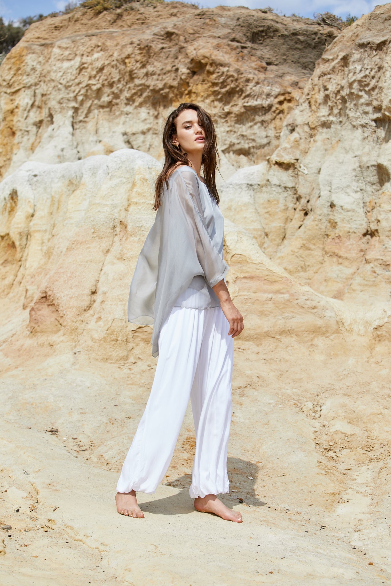Vanyar Top - Pure Silk Habitai Chiffon