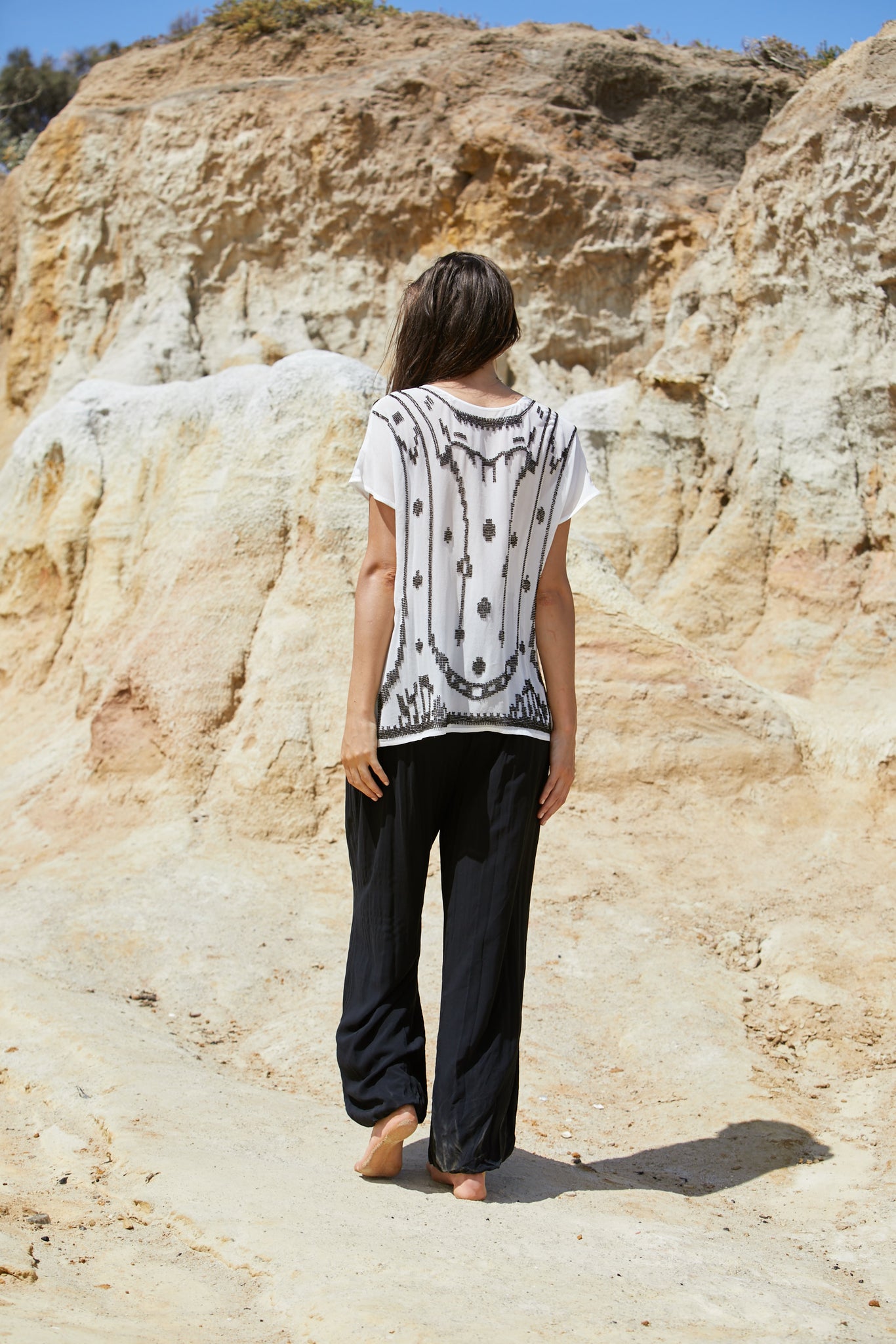 Titania Top - Pure Reconstituted Viscose Pebble Georgette