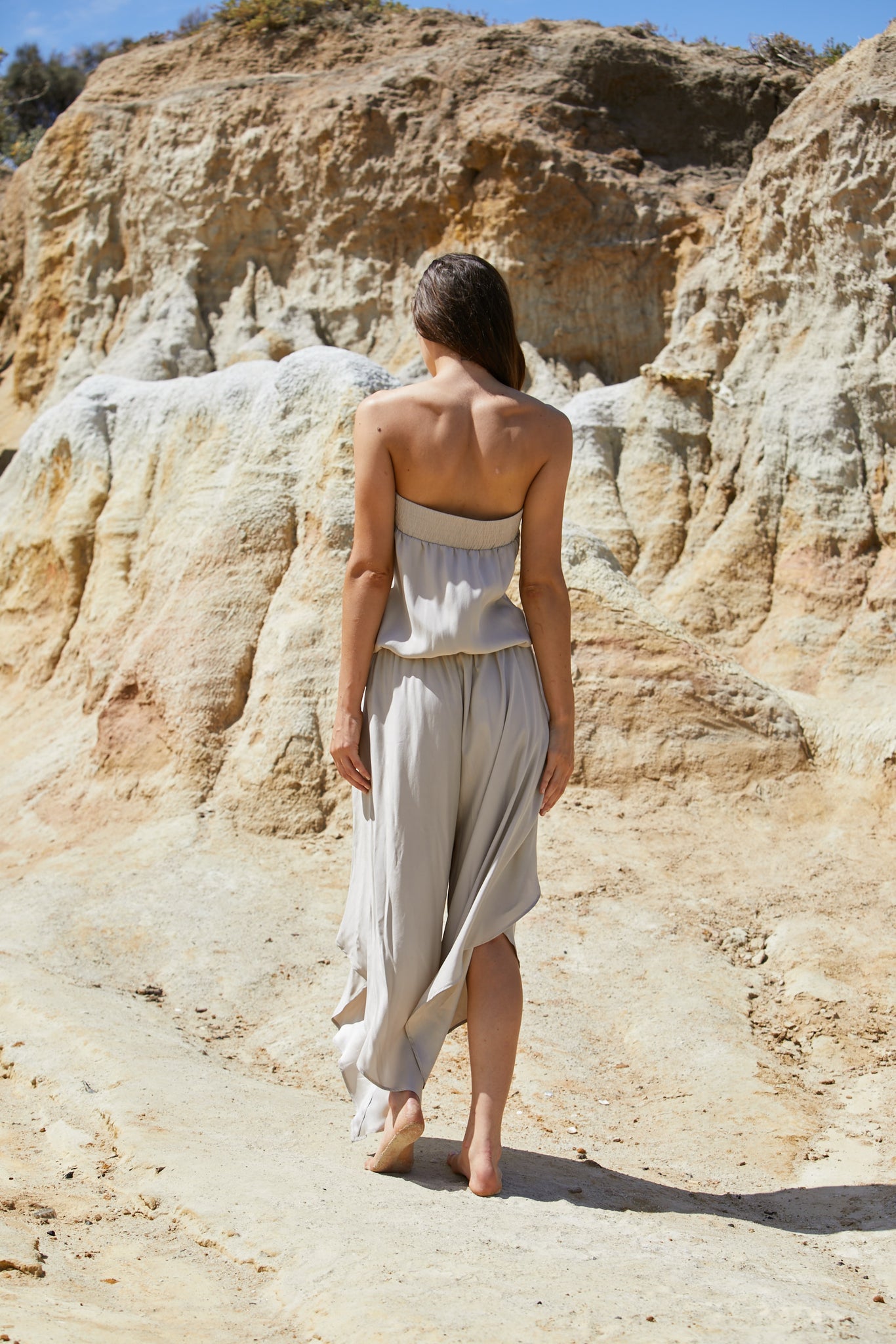 Radella Jumpsuit - Sand Washed Pure Silk