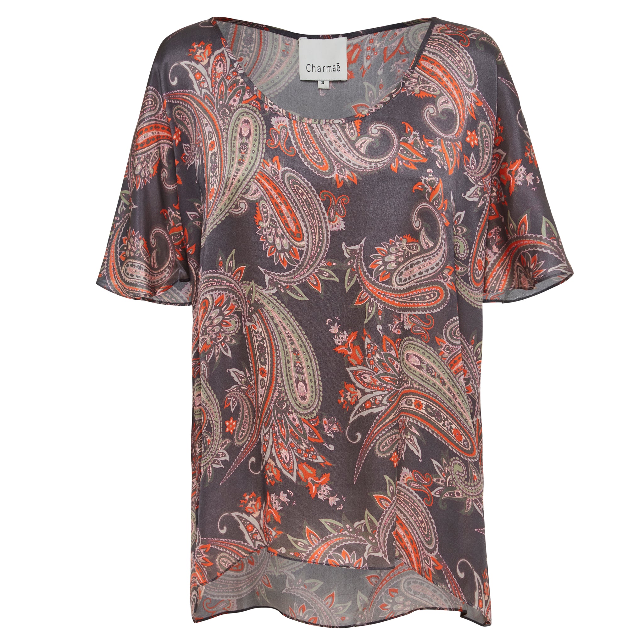Avatar Top - Sand Washed Silk Exclusive Print