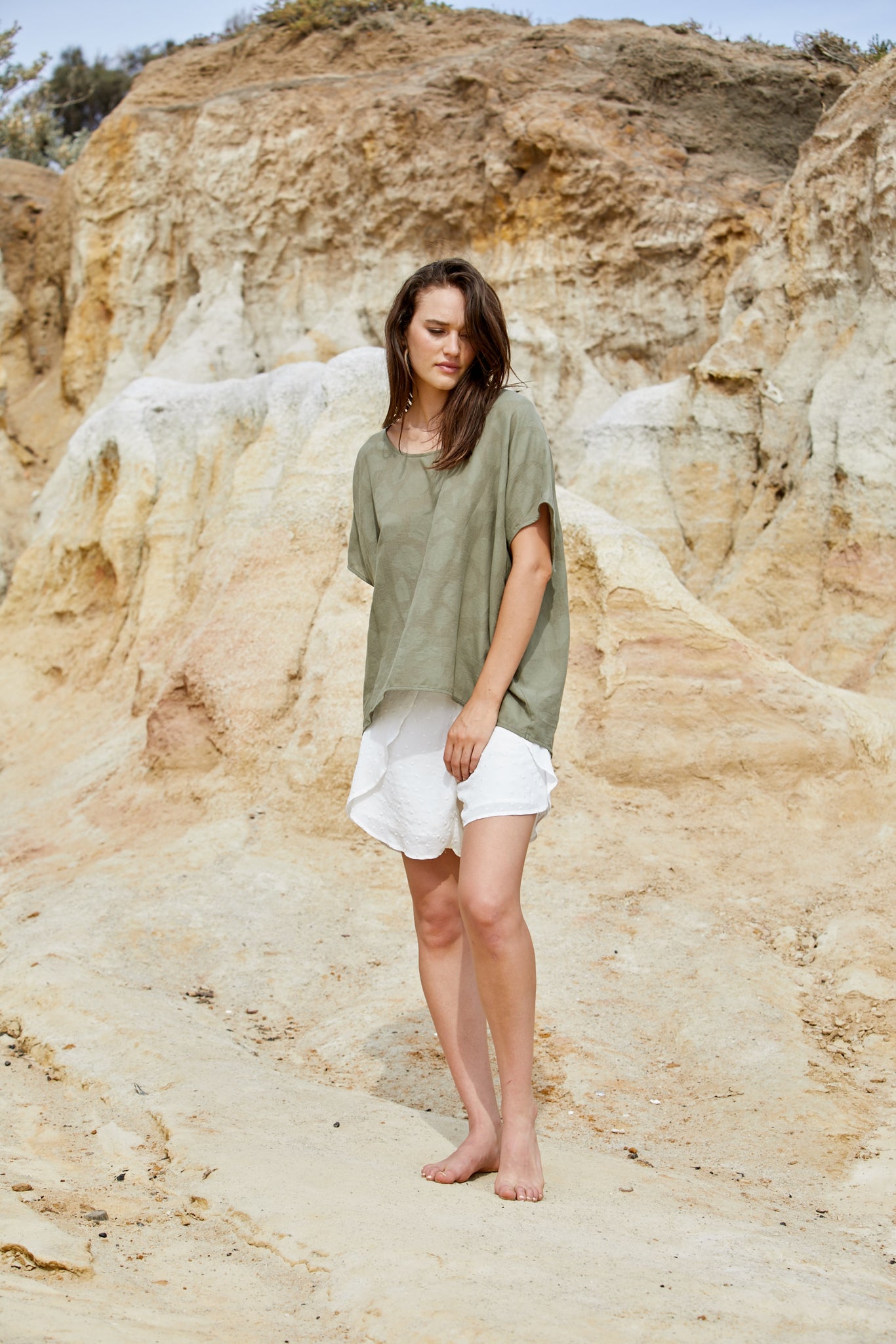 Elpis Top - Pure Cotton Jacquard