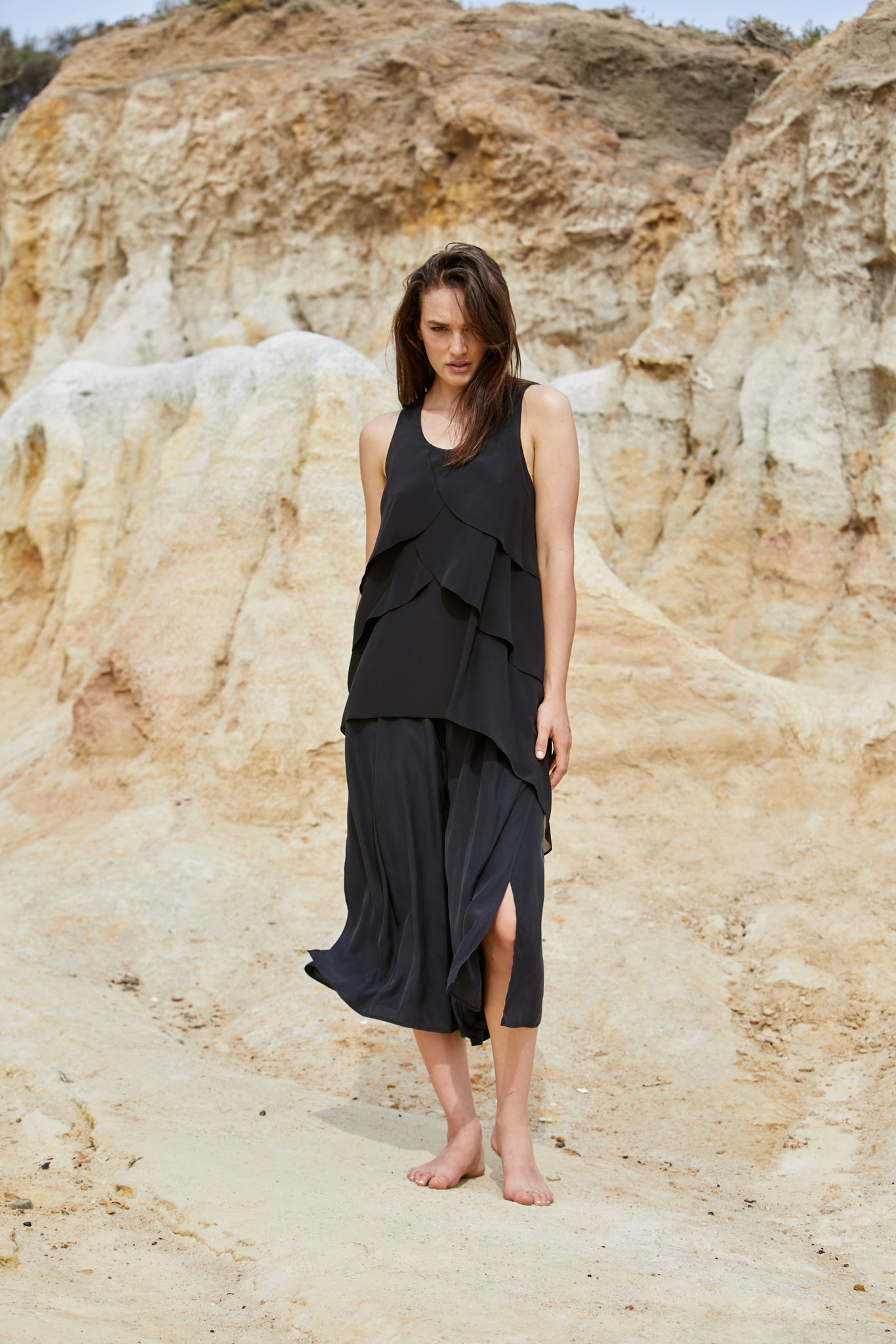 Radella Pant - Sand Washed Pure Silk
