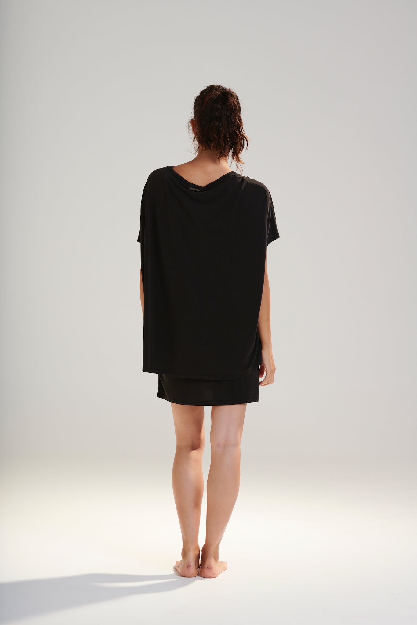 40%OFF our HERA DRAPE T SHIRT SANDWASHED MODAL BEECHWOOD