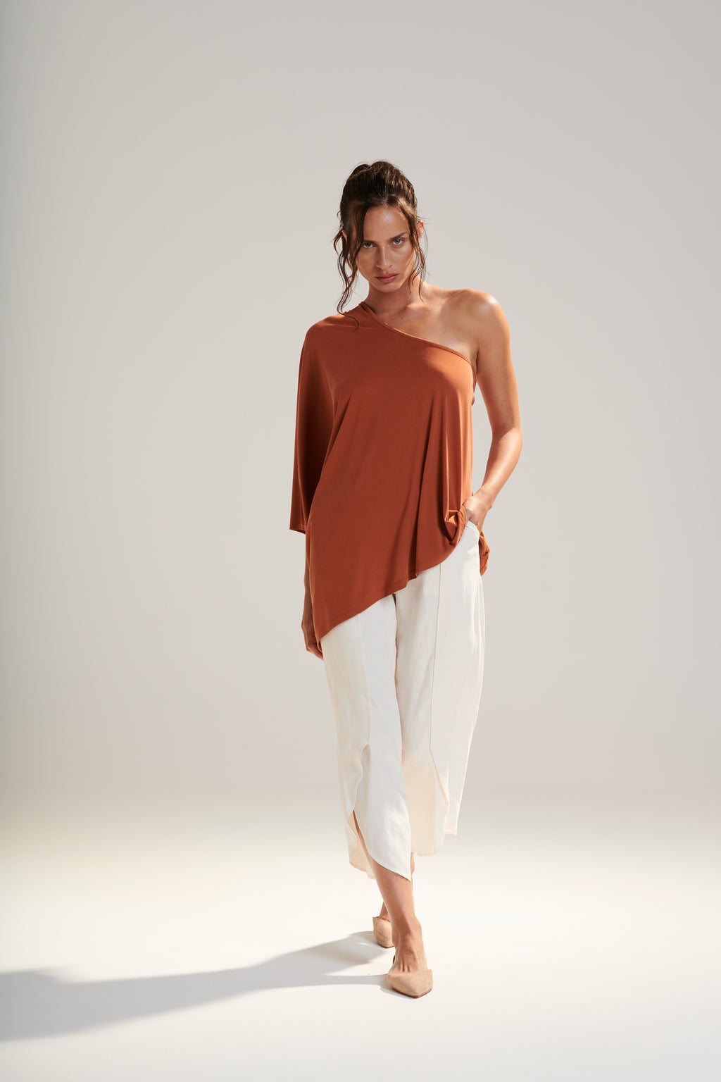 Athena Shoulder Top