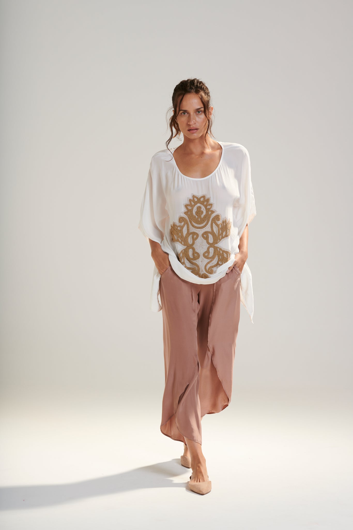 Aphrodite Silk Pant