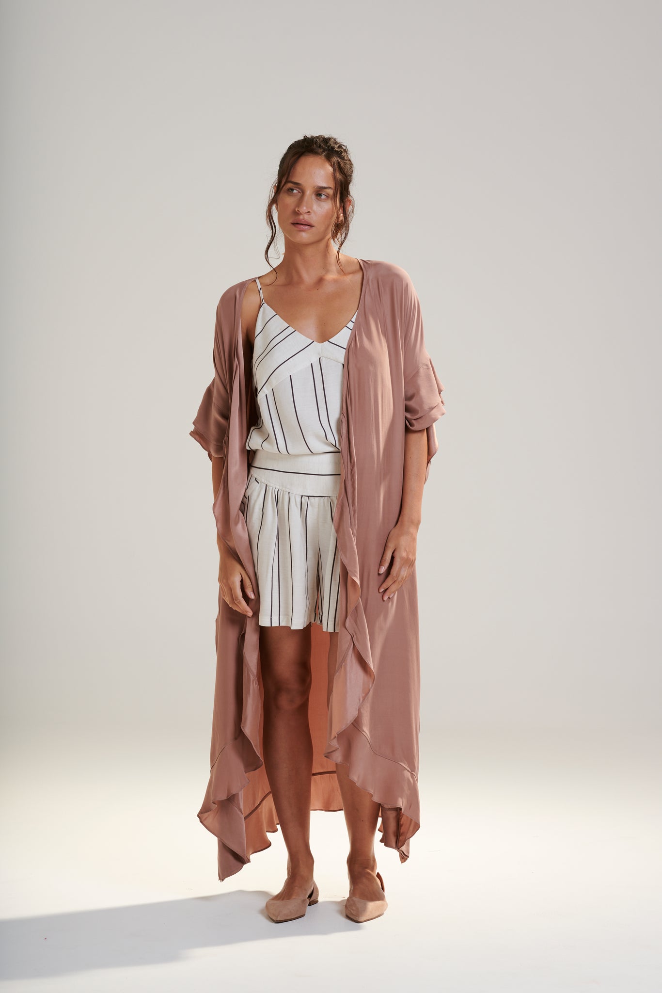 Aphrodite Silk Robe Dress