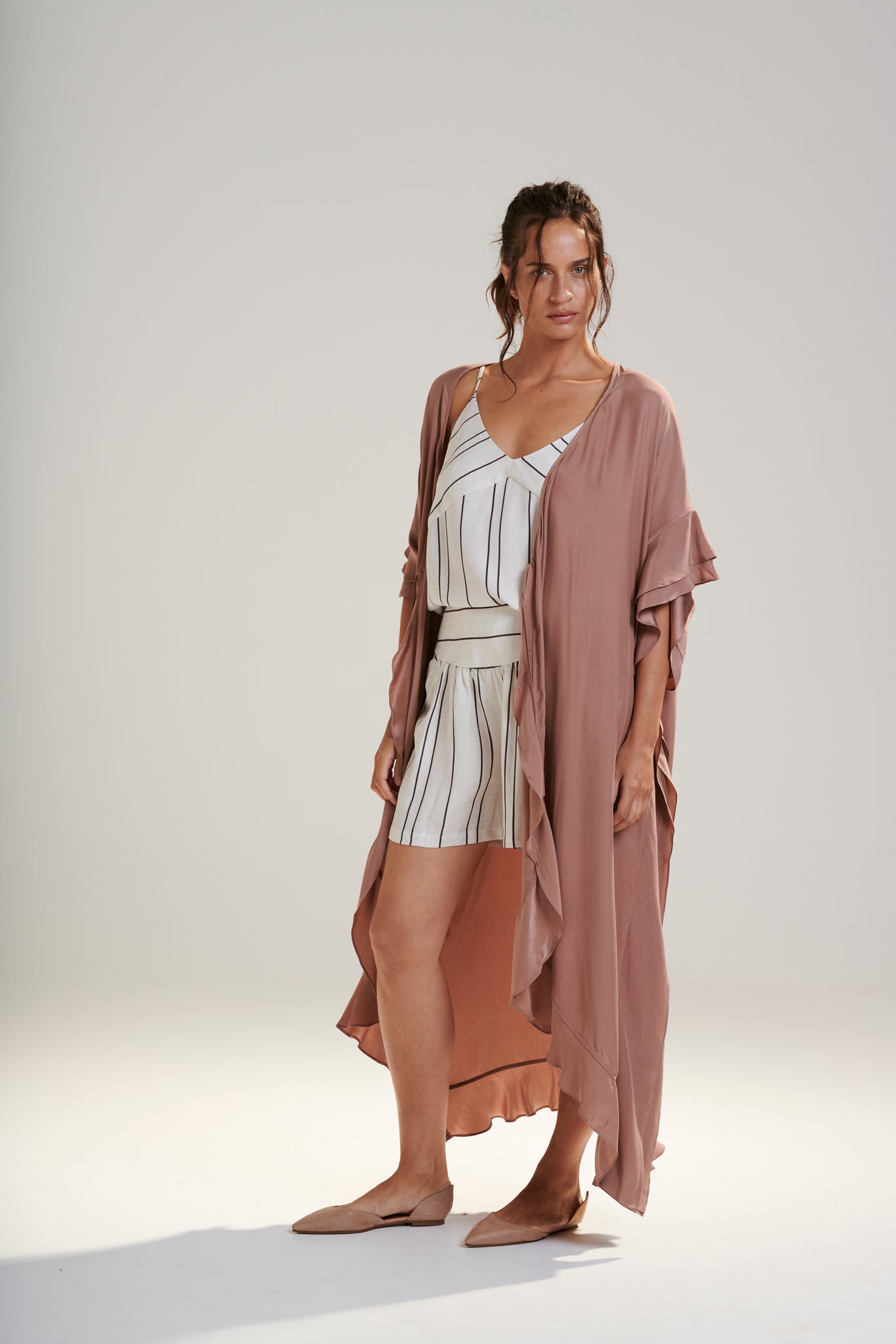 Aphrodite Silk Robe Dress