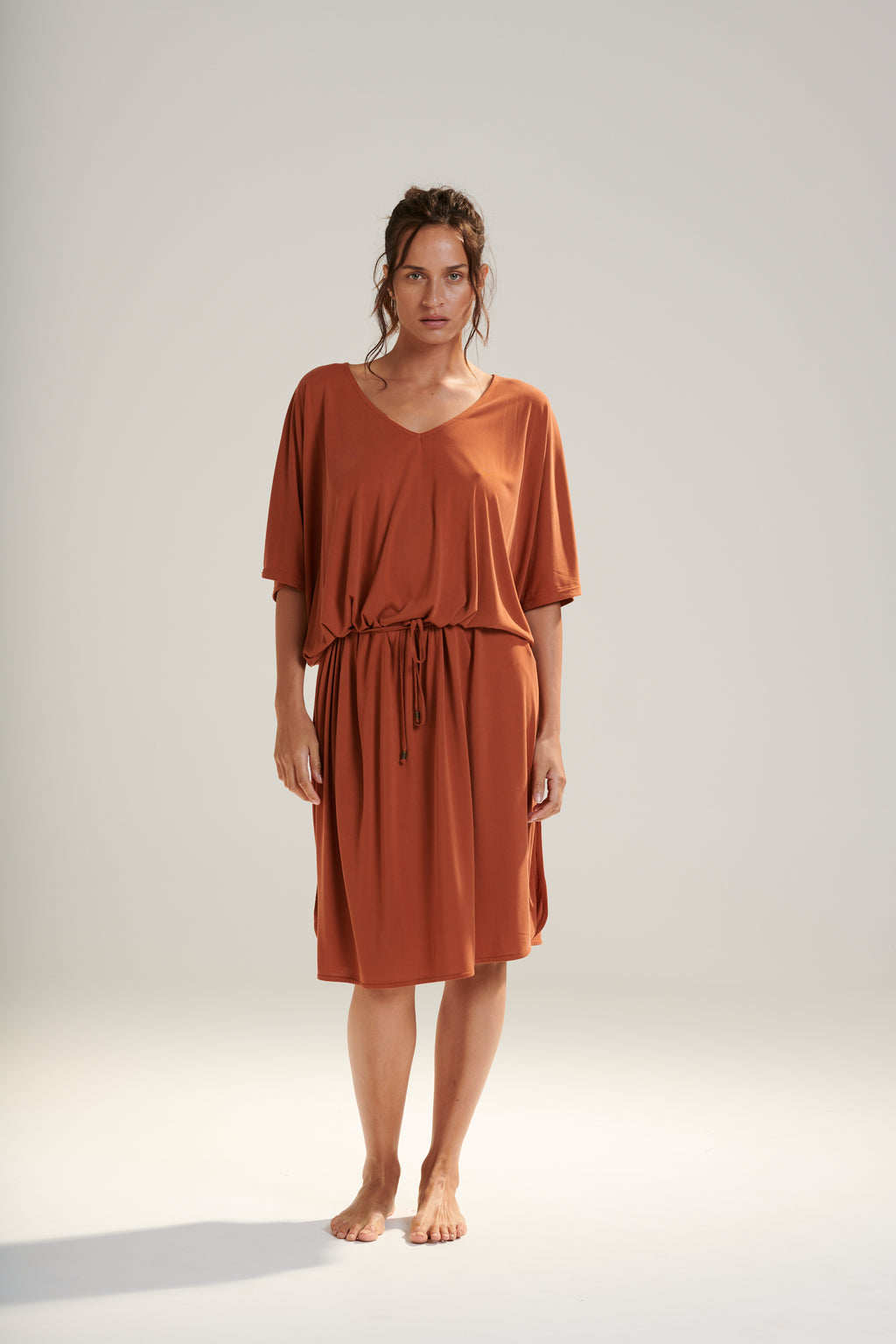 40% OFF our Thalia Dress - Sandwashed Beechwood