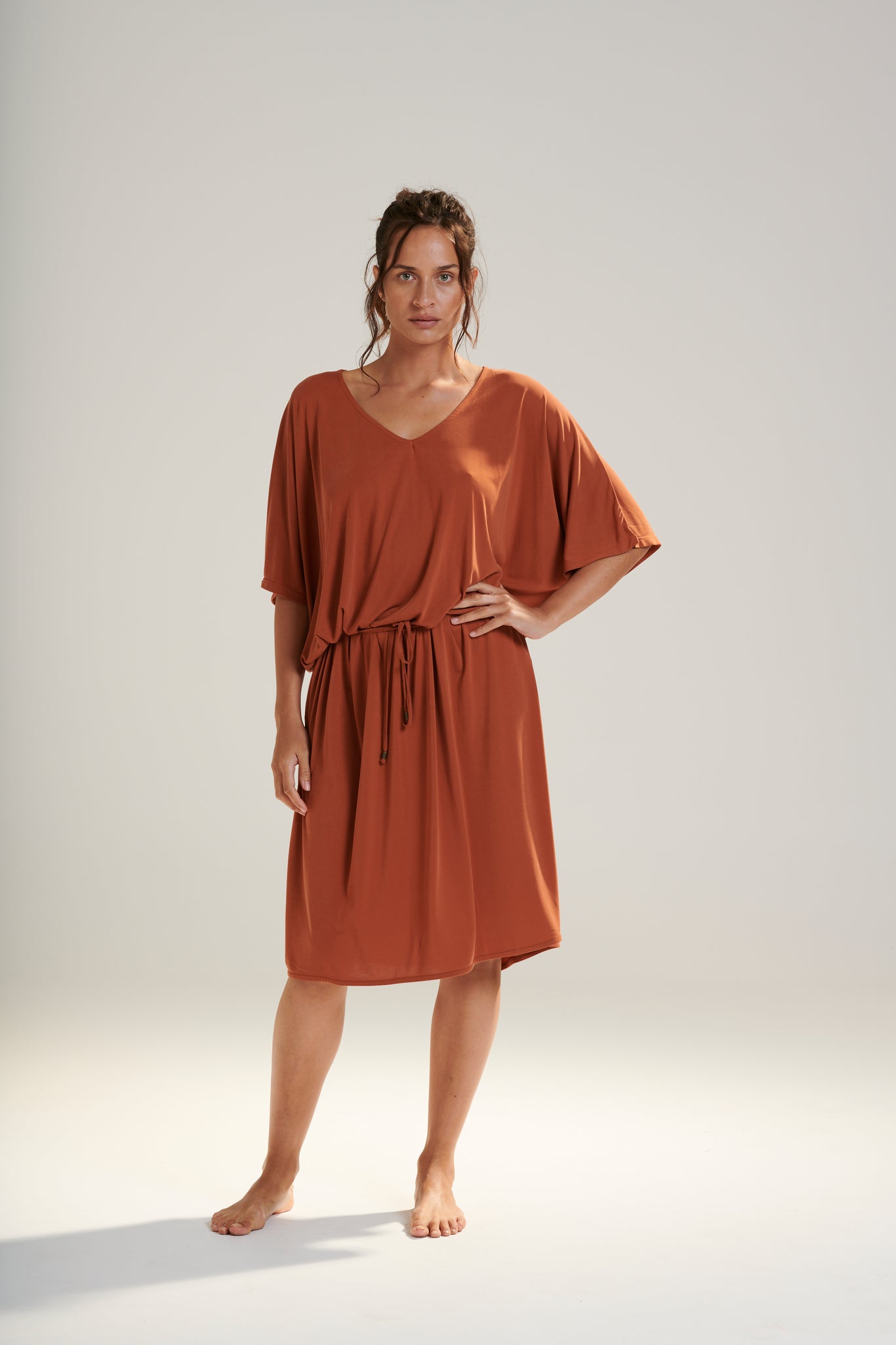 40% OFF our Thalia Dress - Sandwashed Beechwood