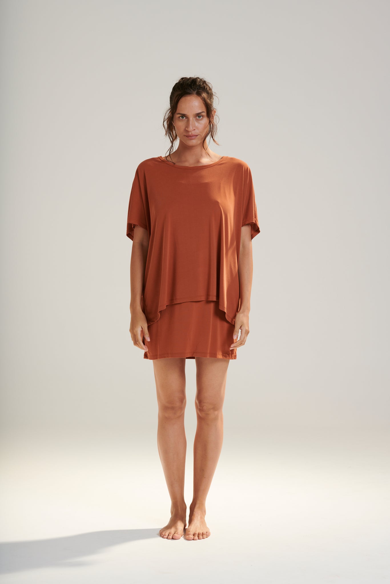 40% OFF our Hera Drape Tee Beechwood