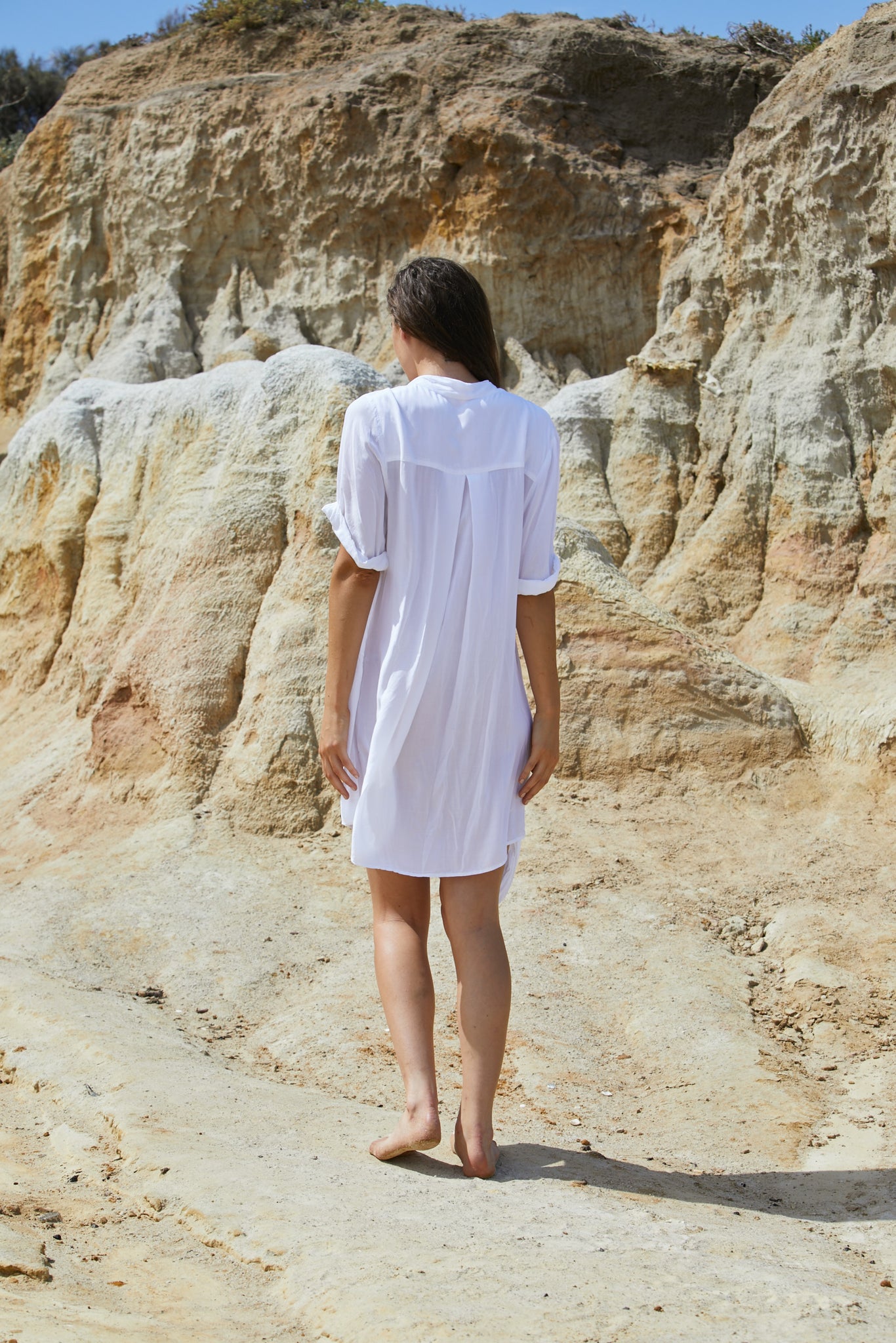 Adrien Wrap Shirt Dress - Reconstituted Washed Viscose