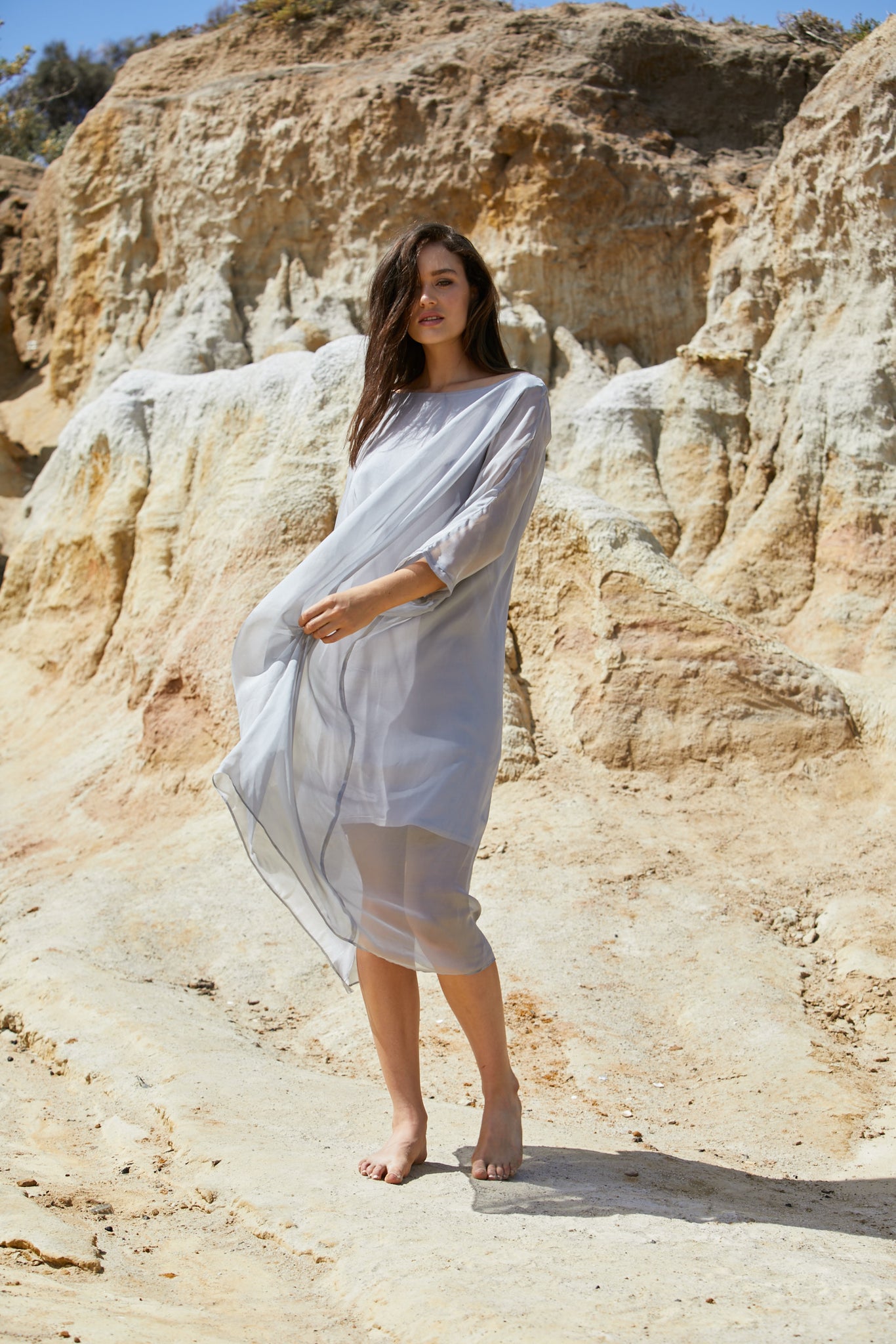 Vanyar Dress - Pure Silk Habitai Chiffon