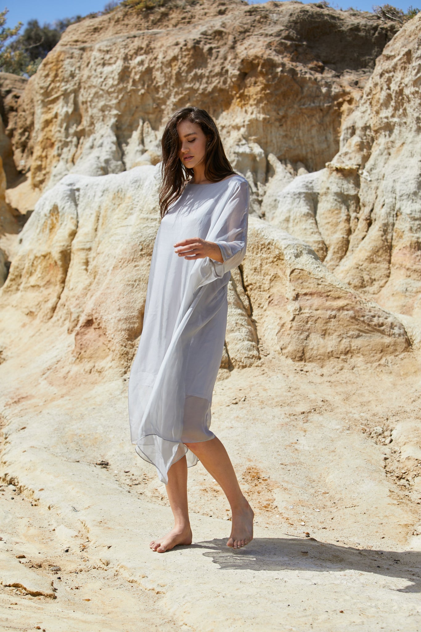 Vanyar Dress - Pure Silk Habitai Chiffon