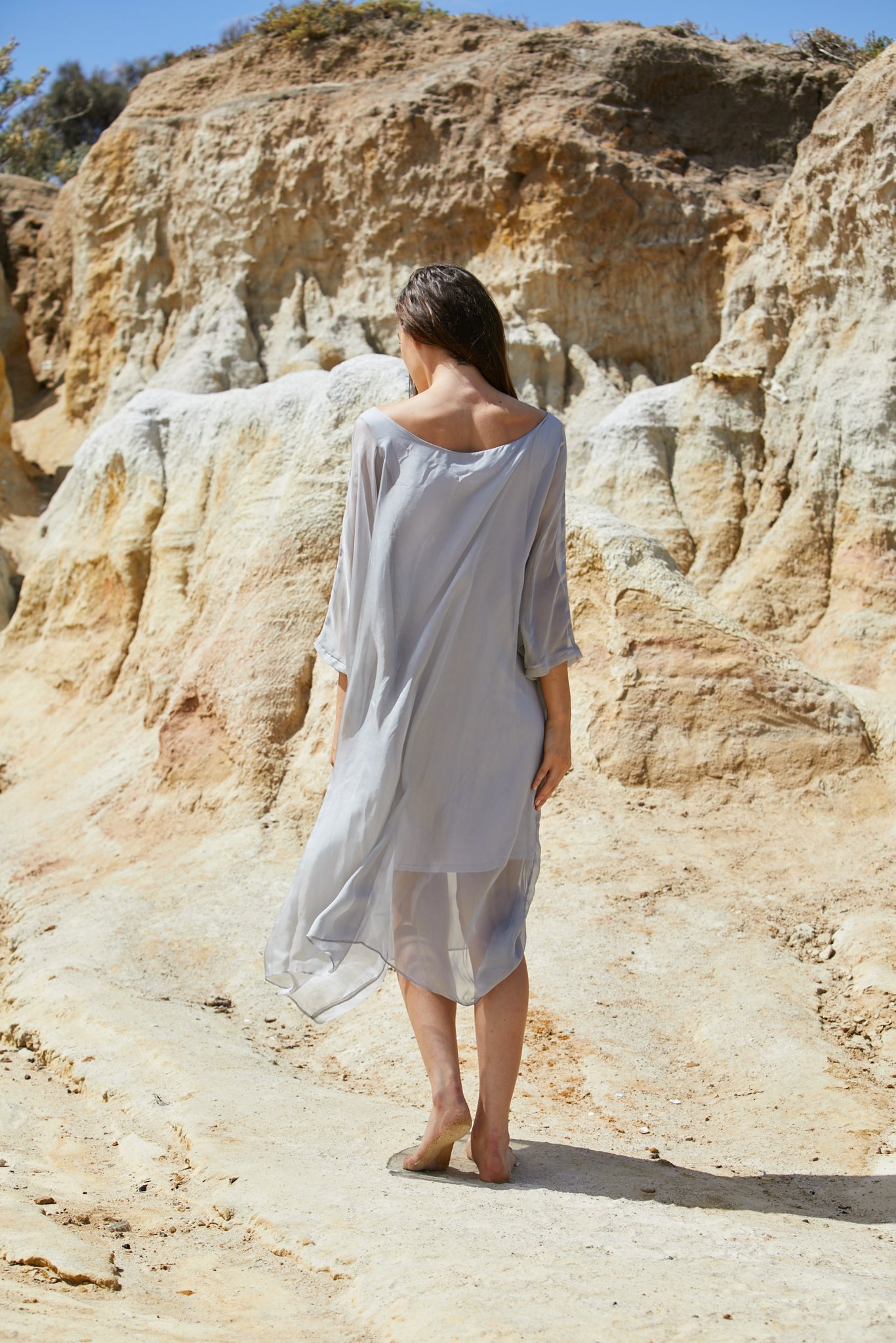 Vanyar Dress - Pure Silk Habitai Chiffon