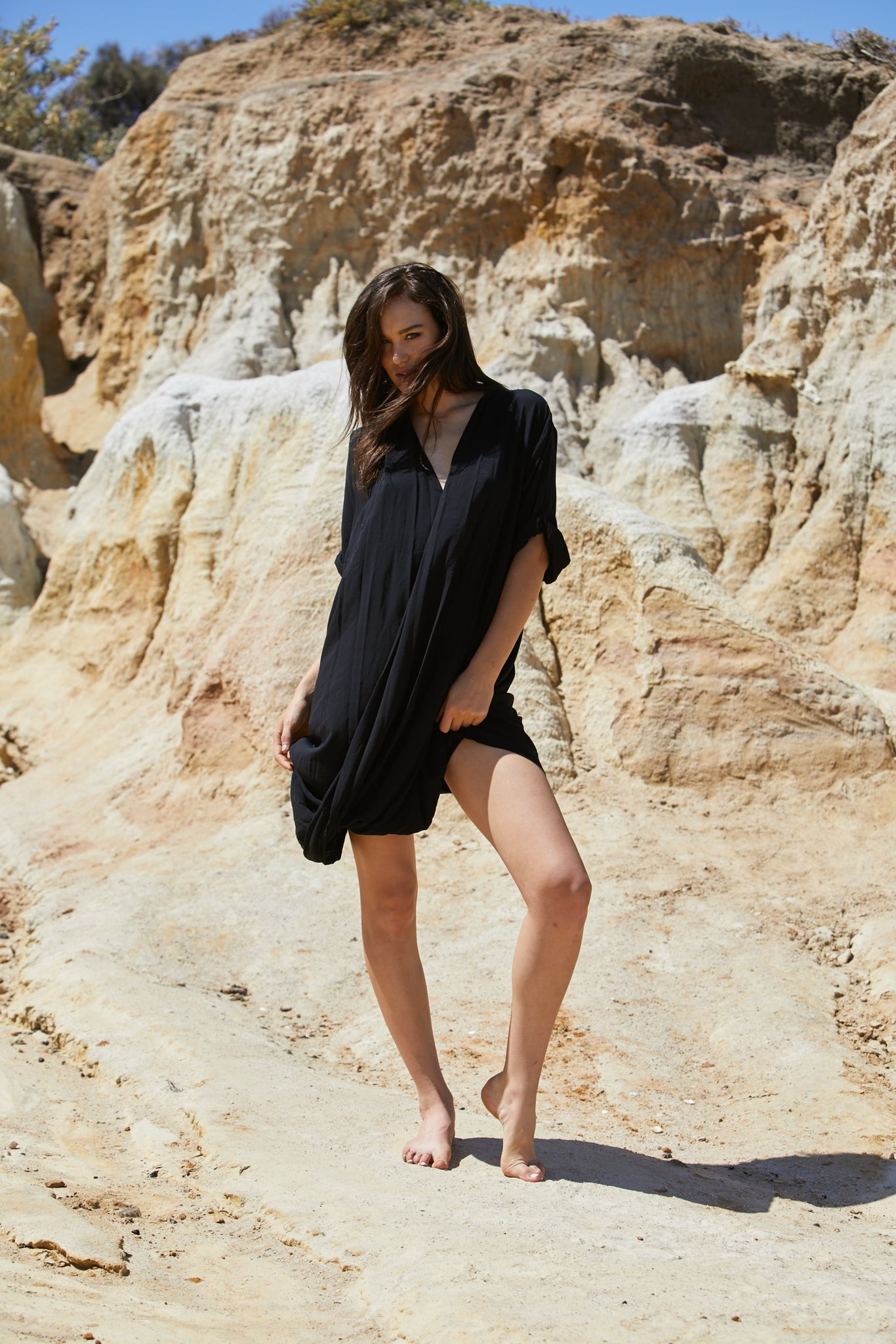 Adrien Wrap Shirt Dress - Reconstituted Washed Viscose