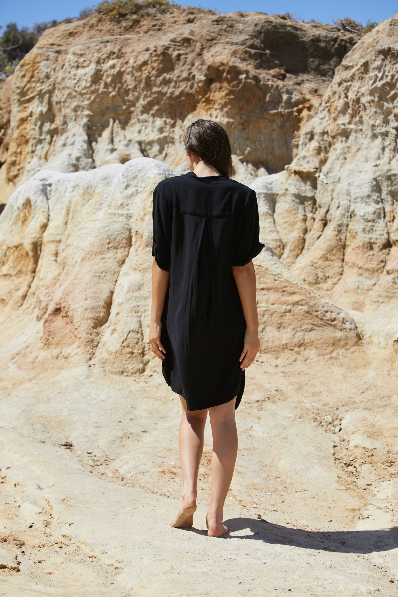 Adrien Wrap Shirt Dress - Reconstituted Washed Viscose