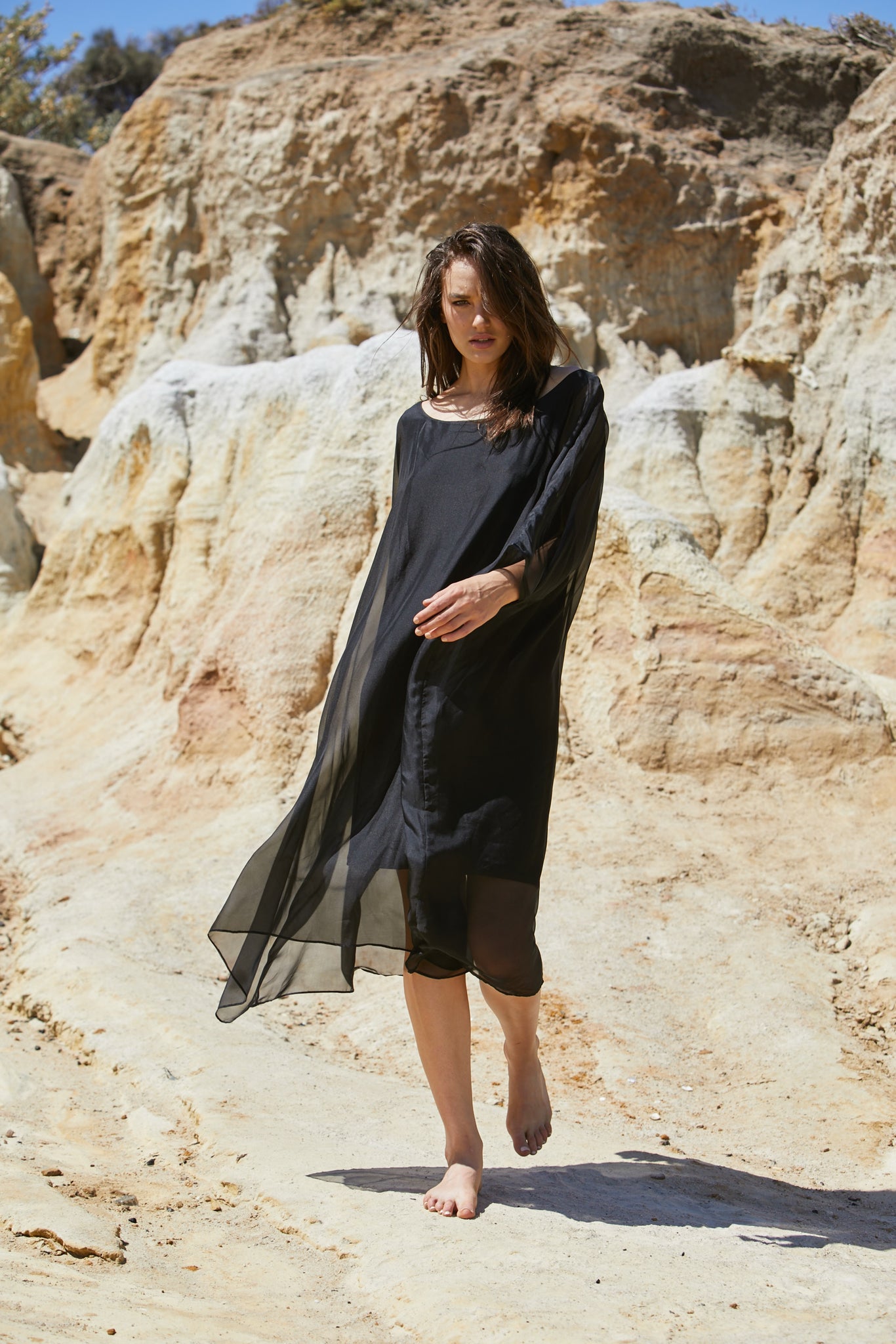 Vanyar Dress - Pure Silk Habitai Chiffon