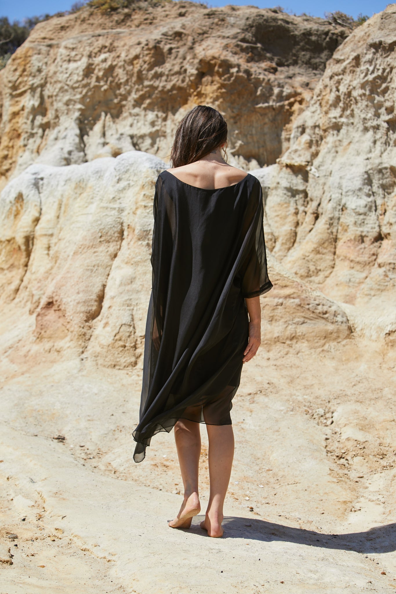 Vanyar Dress - Pure Silk Habitai Chiffon