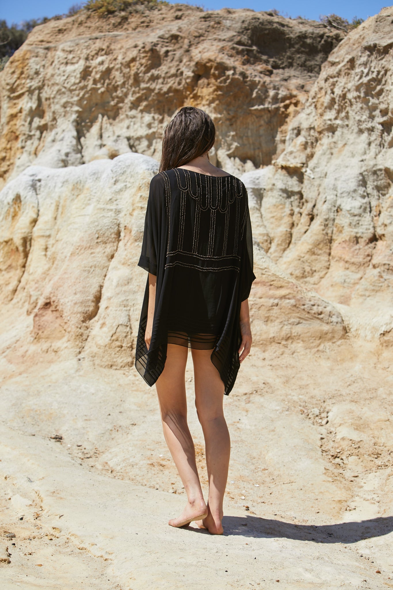Gatsby Deco Top - Pure Silk Georgette
