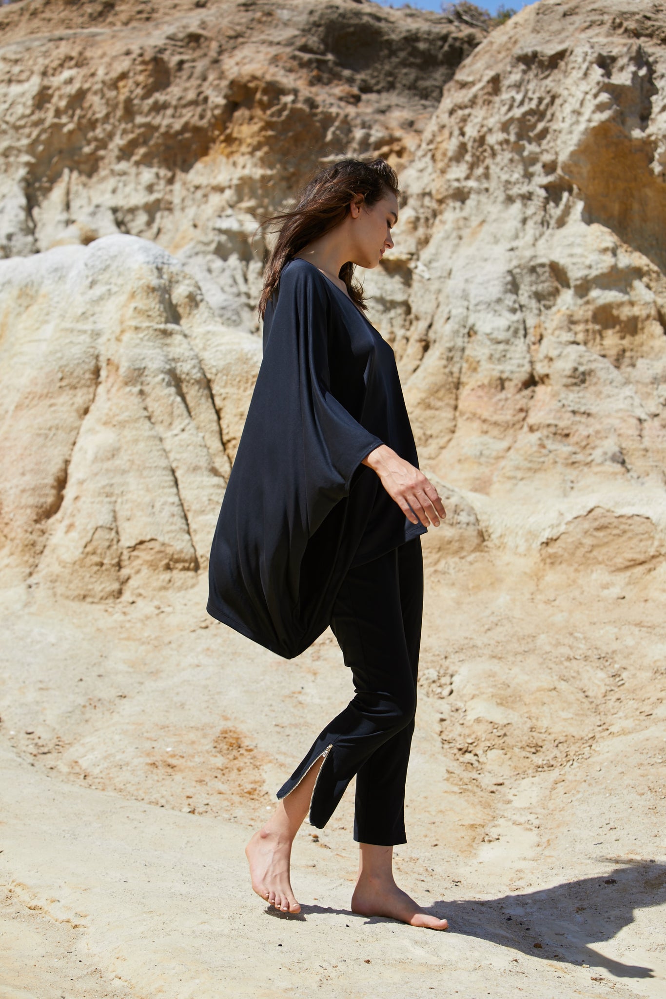 25%OFF our Athena Shoulder Top - Sand Washed Modal Jersey