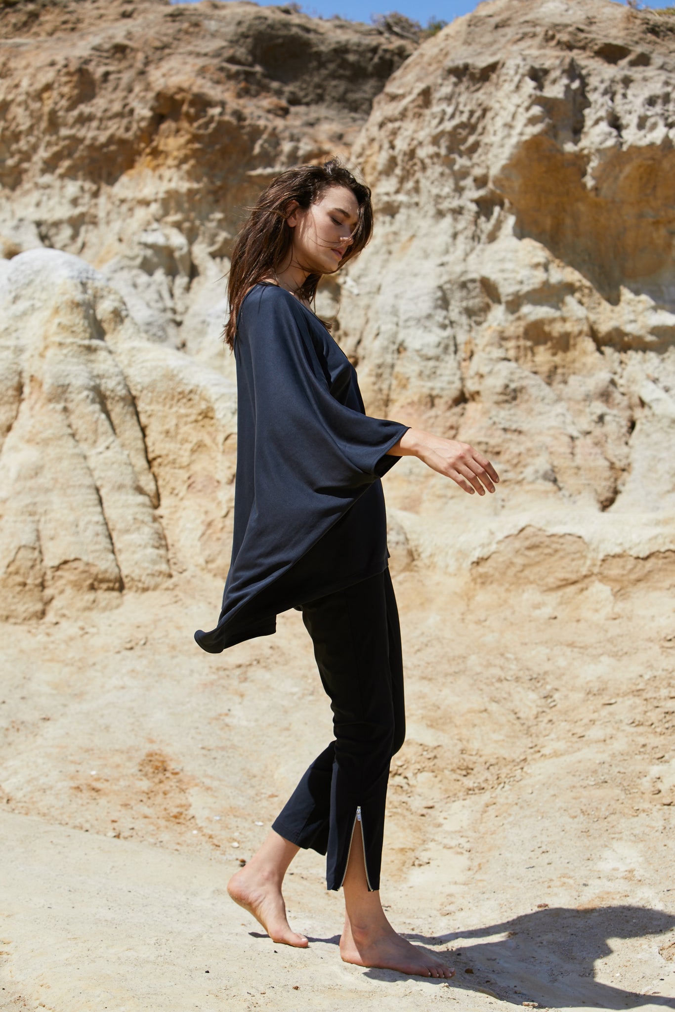 25%OFF our Athena Shoulder Top - Sand Washed Modal Jersey