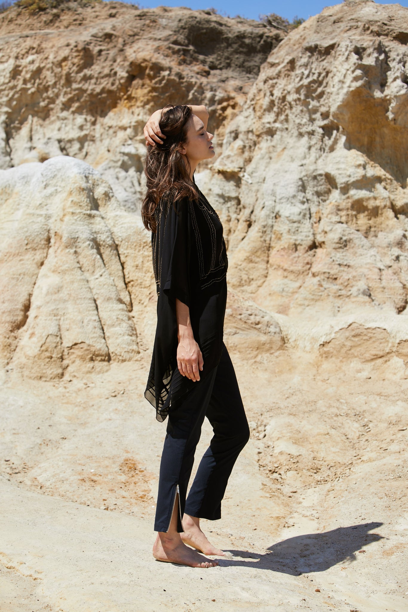 Gatsby Deco Top - Pure Silk Georgette