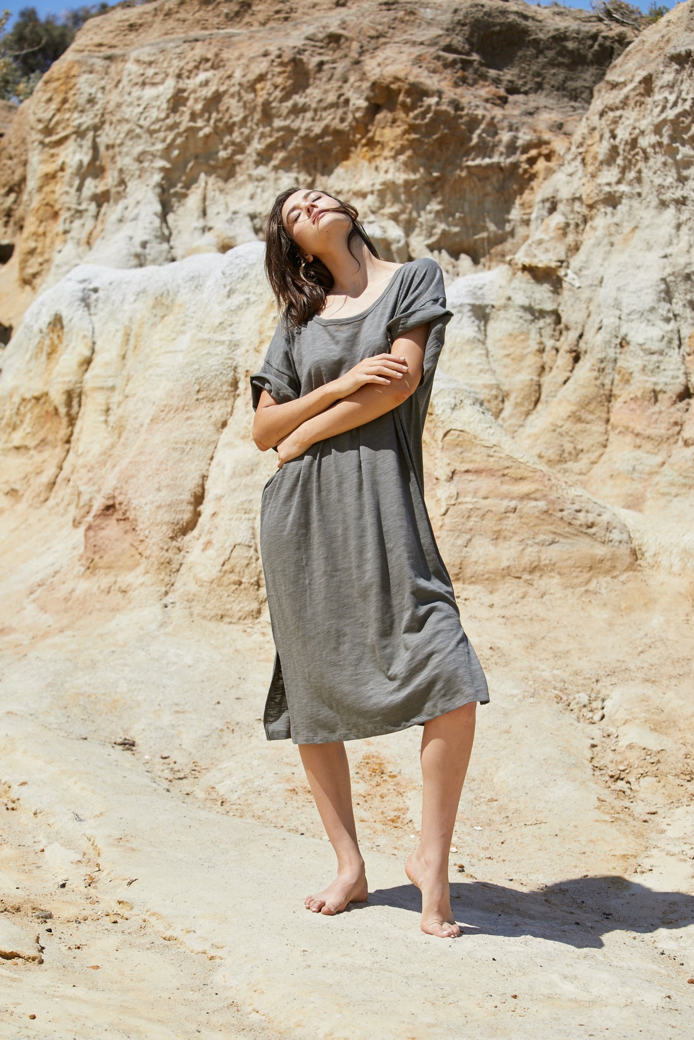 Rhea Tee Dress - Pure Organic Cotton
