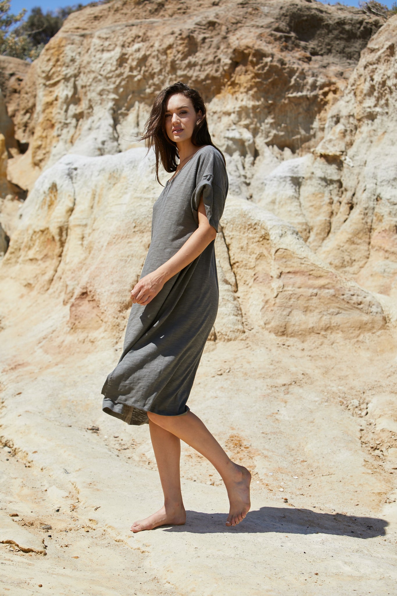 Rhea Tee Dress - Pure Organic Cotton
