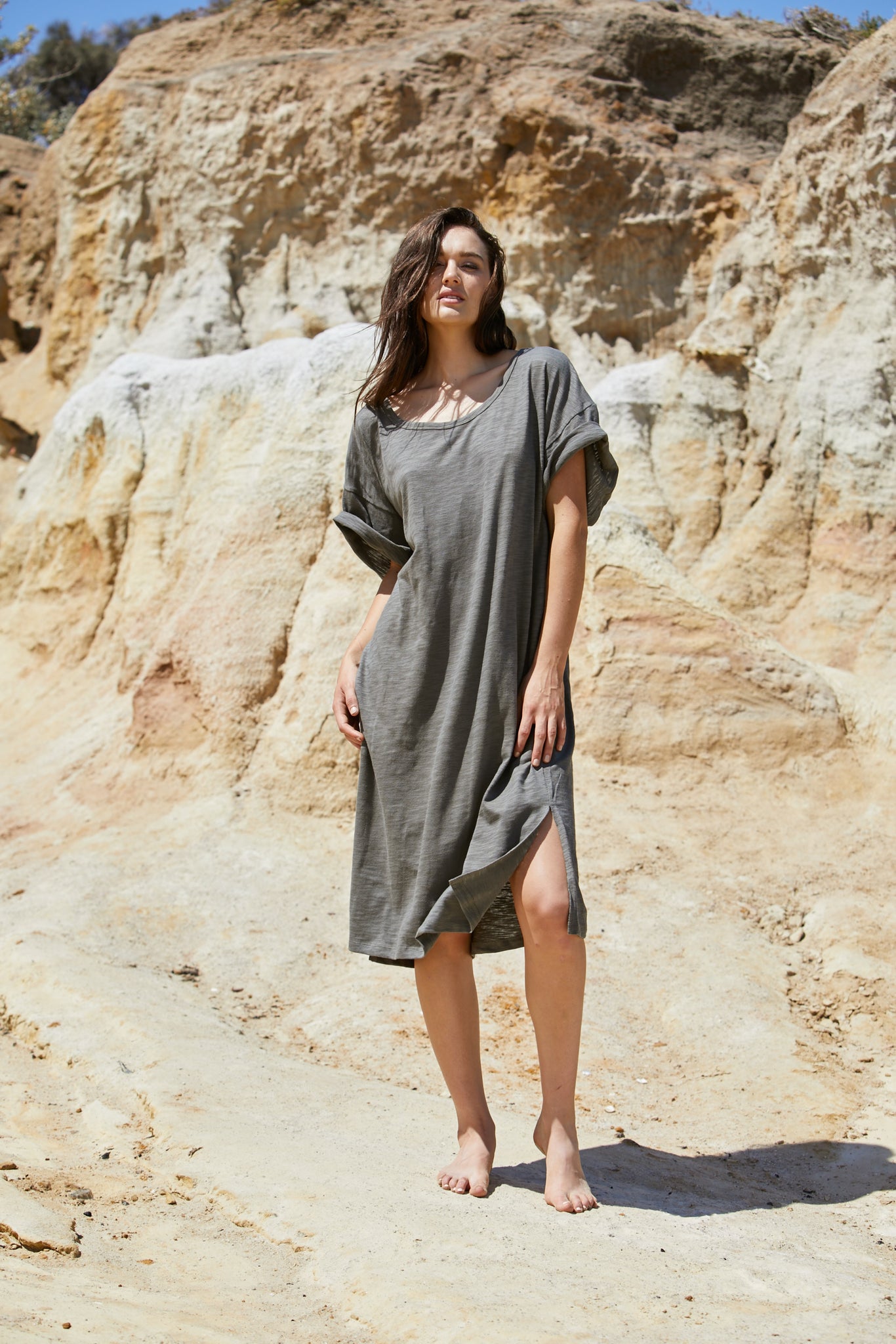 Rhea Tee Dress - Pure Organic Cotton